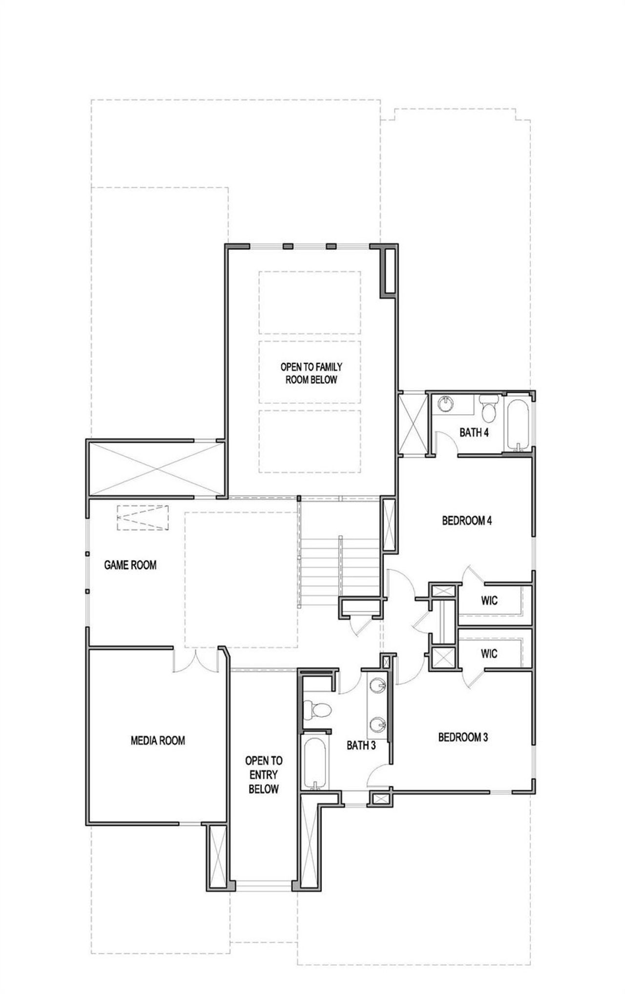 2D floor plan layout of this home in University Heights, Round Rock, TX (Image 2). 2D floor plan layout of this home in University Heights, Round Rock, TX (Image 2).