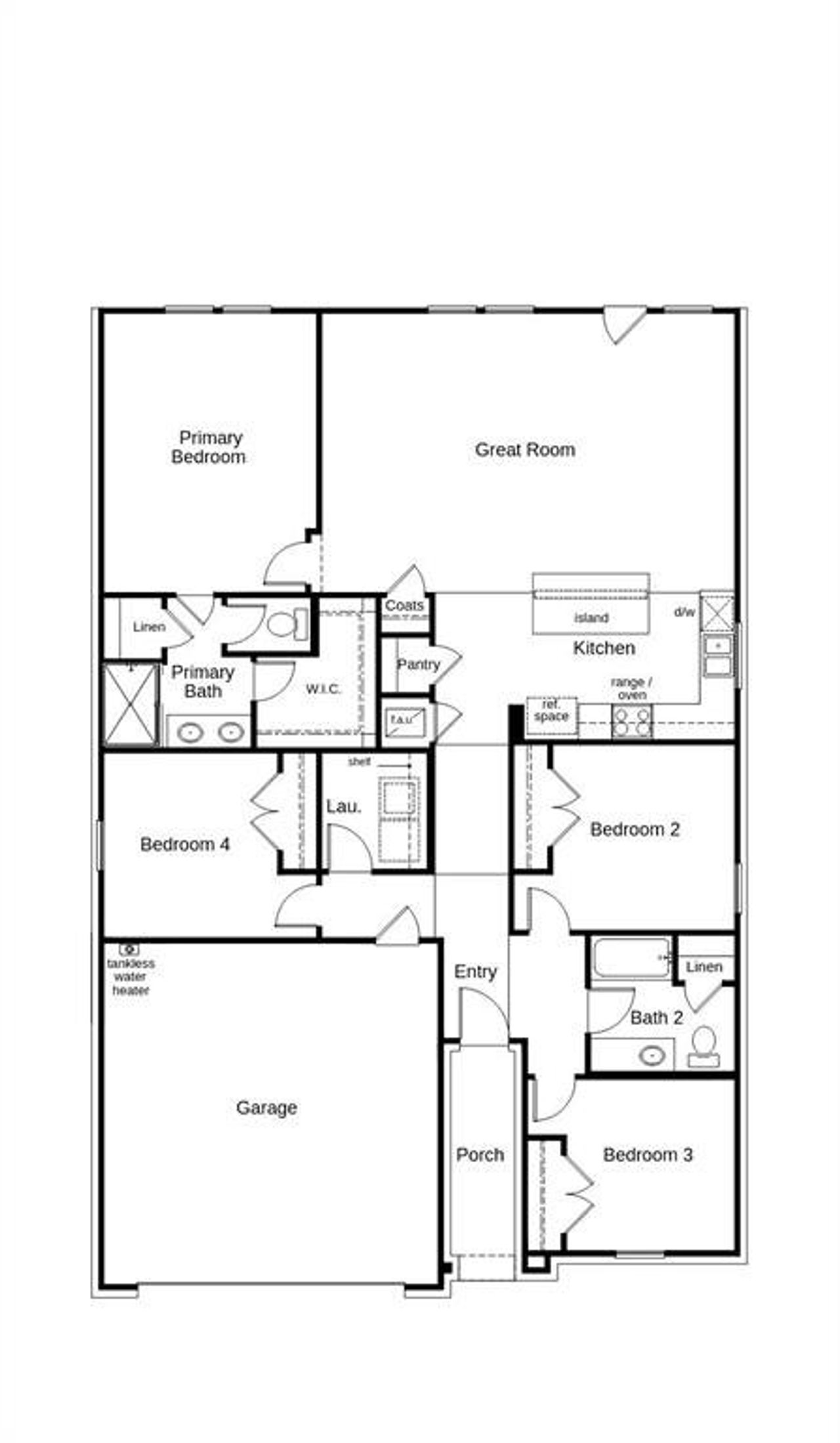2D floor plan layout of this home in , Princeton, TX (Image 2).