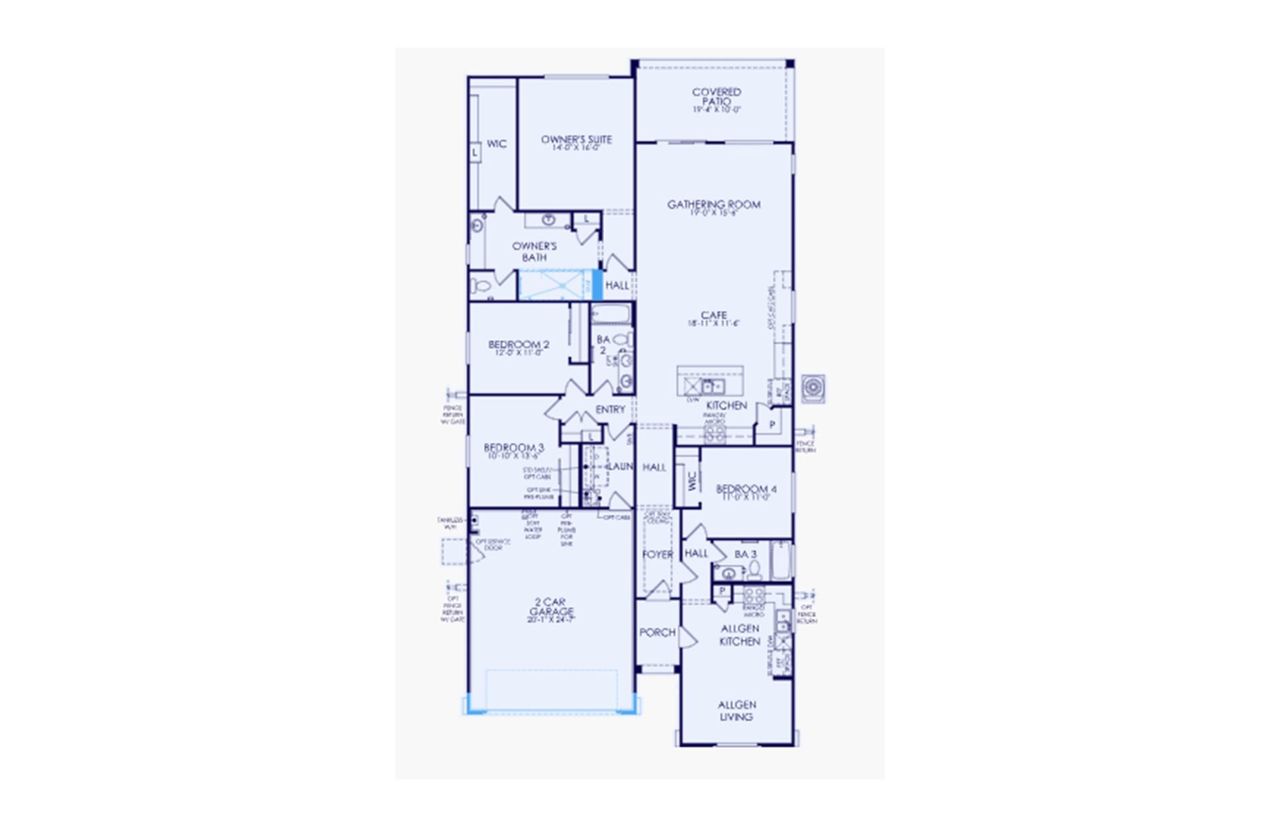 2D floor plan layout of this home in Artisan at Asante, Surprise, AZ (Image 2). 2D floor plan layout of this home in Artisan at Asante, Surprise, AZ (Image 2).
