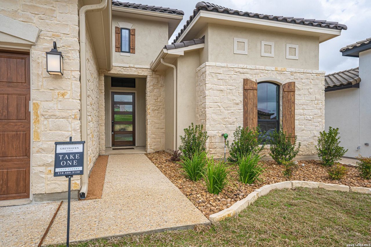 Exterior details and patio area of a home in , Kerrville (Image 2).