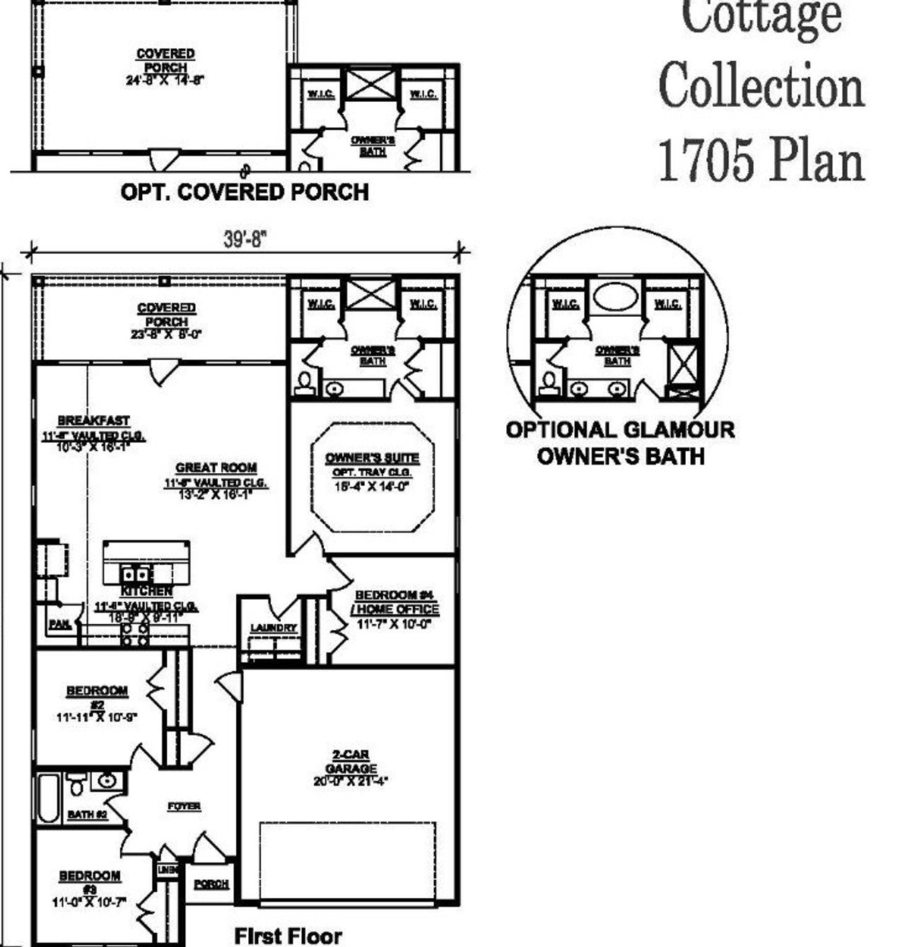 The foyer, Great rm., Kitchen, Dining Rm., will have laminate flooring. The wet areas will have the new LVT that is waterproof. FP on back covered porch is wood burning. Garage will be a side entry.
