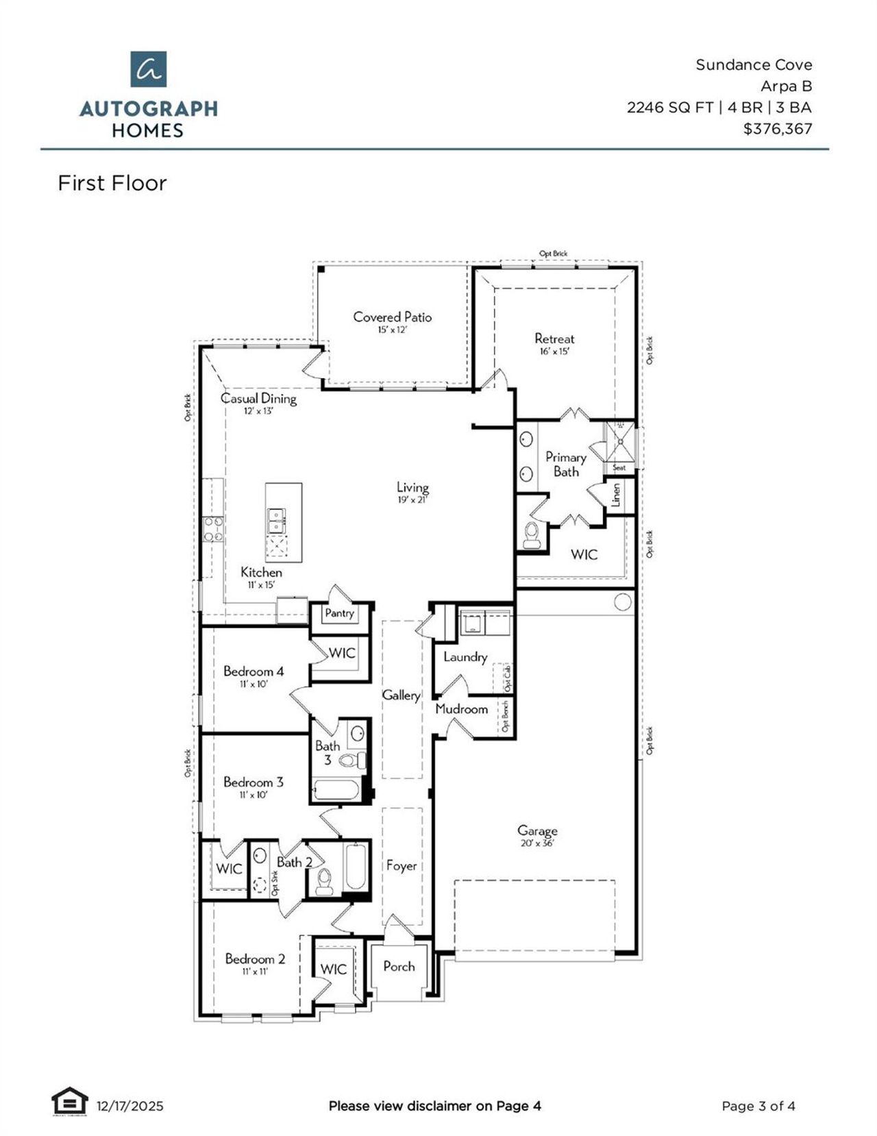 2D floor plan layout of this home in , Crosby, TX (Image 2). 2D floor plan layout of this home in , Crosby, TX (Image 2).