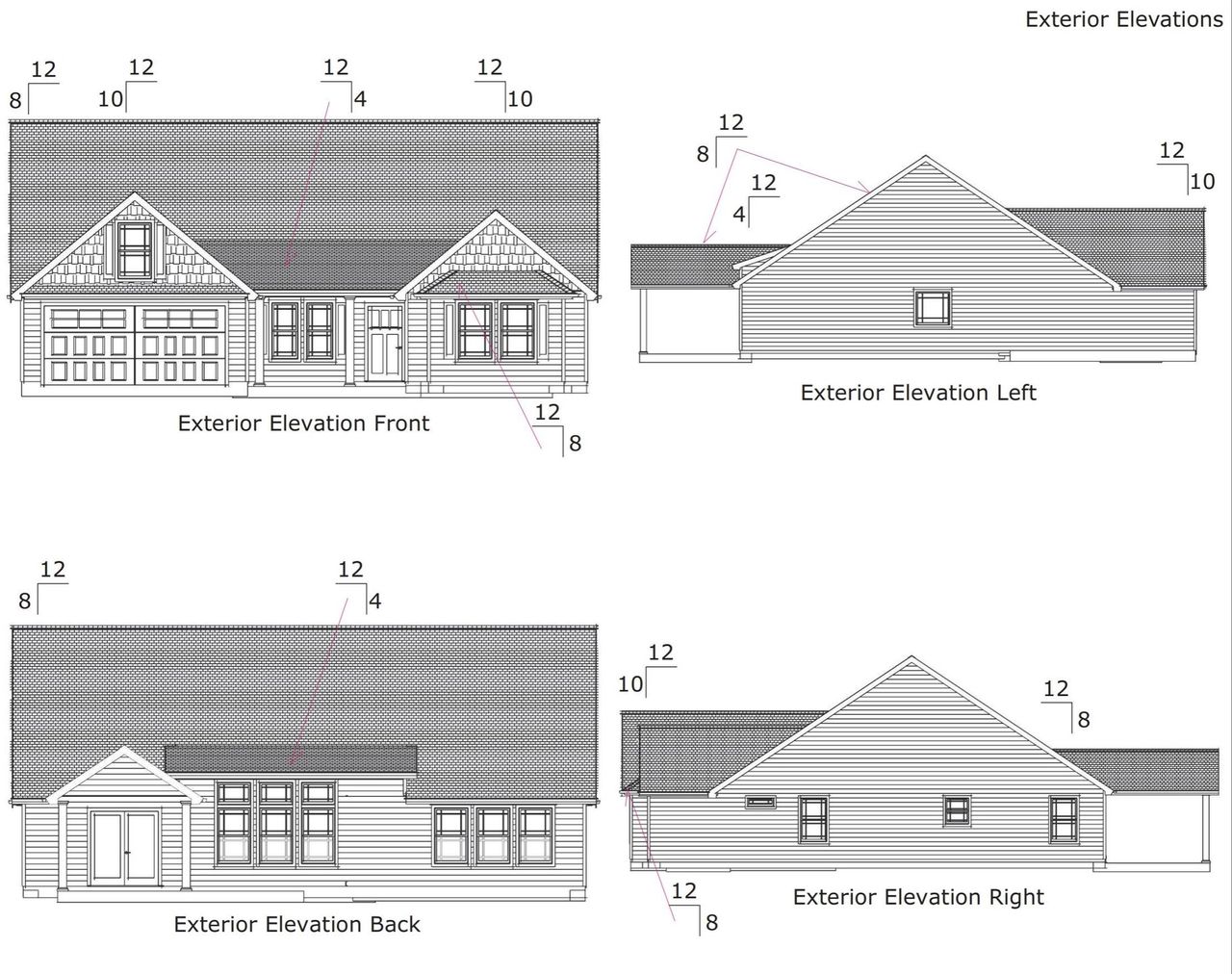 Exterior rendering of this home design in Bent Tree, Gaffney, SC (Image 2). Exterior rendering of this home design in Bent Tree, Gaffney, SC (Image 2).