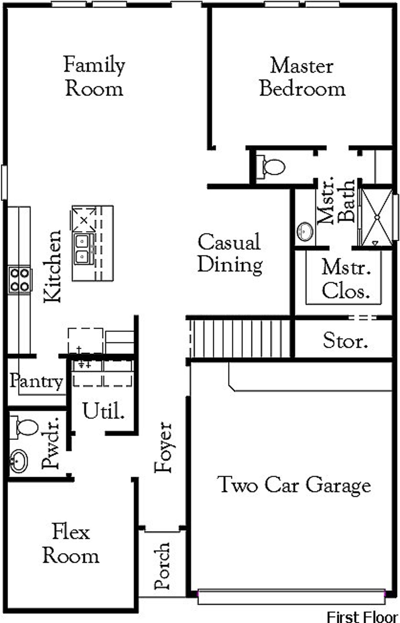 2D floor plan layout of this home in Windrose Green, Angleton, TX (Image 2). 2D floor plan layout of this home in Windrose Green, Angleton, TX (Image 2).