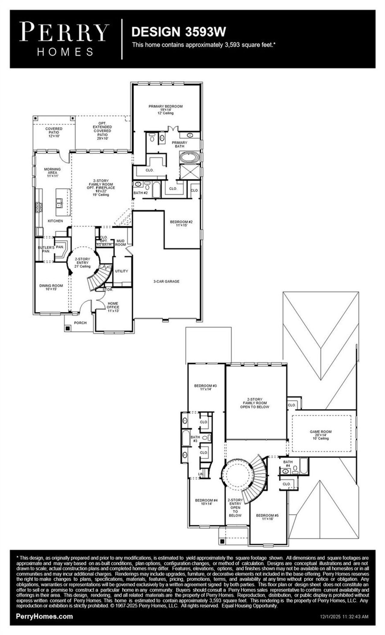 2D floor plan layout of this home in Grange, Katy, TX (Image 2).
