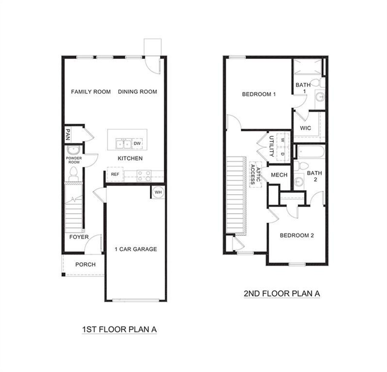 2D floor plan layout of this home in Arbor Trails North, Princeton, TX (Image 2).