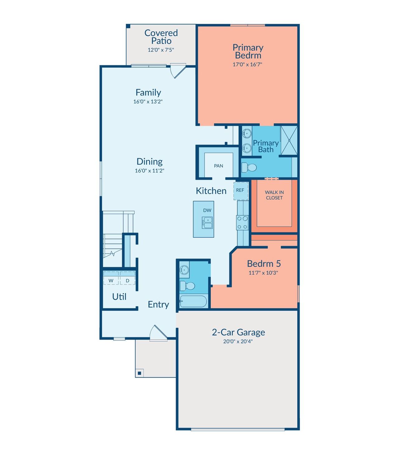 2D floor plan layout of this home in Sofi Lakes, Katy, TX (Image 2). 2D floor plan layout of this home in Sofi Lakes, Katy, TX (Image 2).