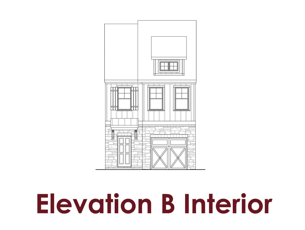 Representative rendering of the exterior for the Charlotte by Chafin Communities (Image 2).