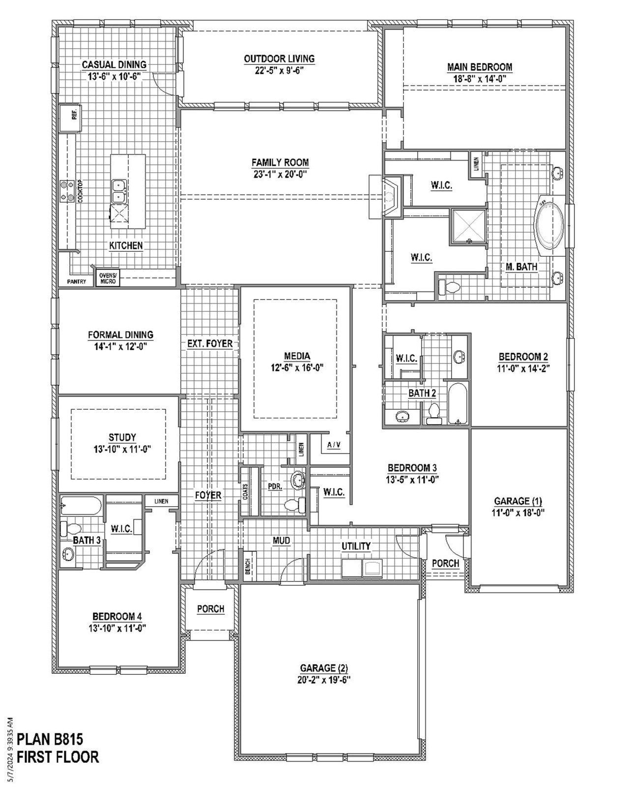 Plan 815 1st Floor Plan 815 1st Floor