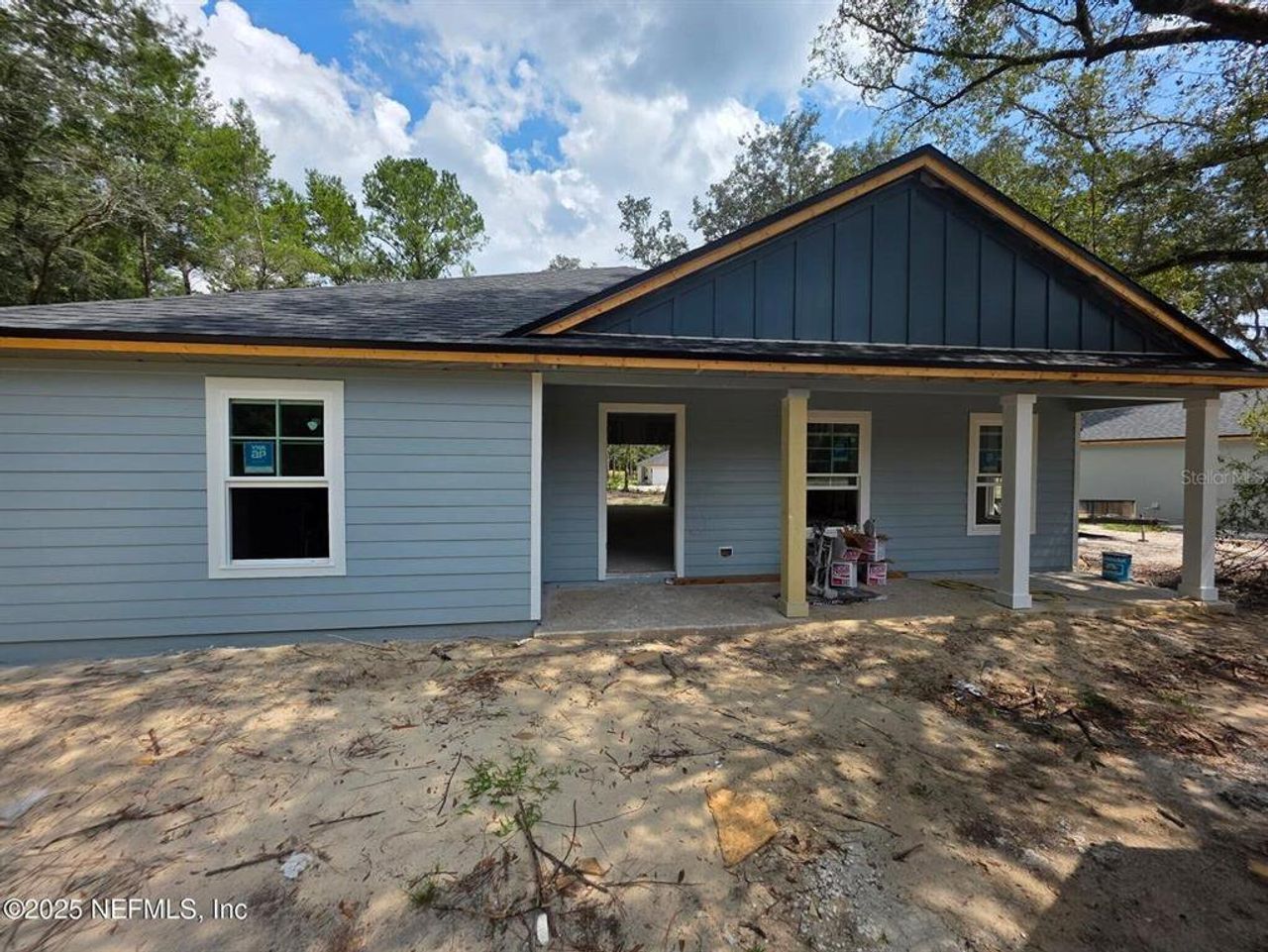 In-progress construction of a new home in , Florahome, FL (Image 2).