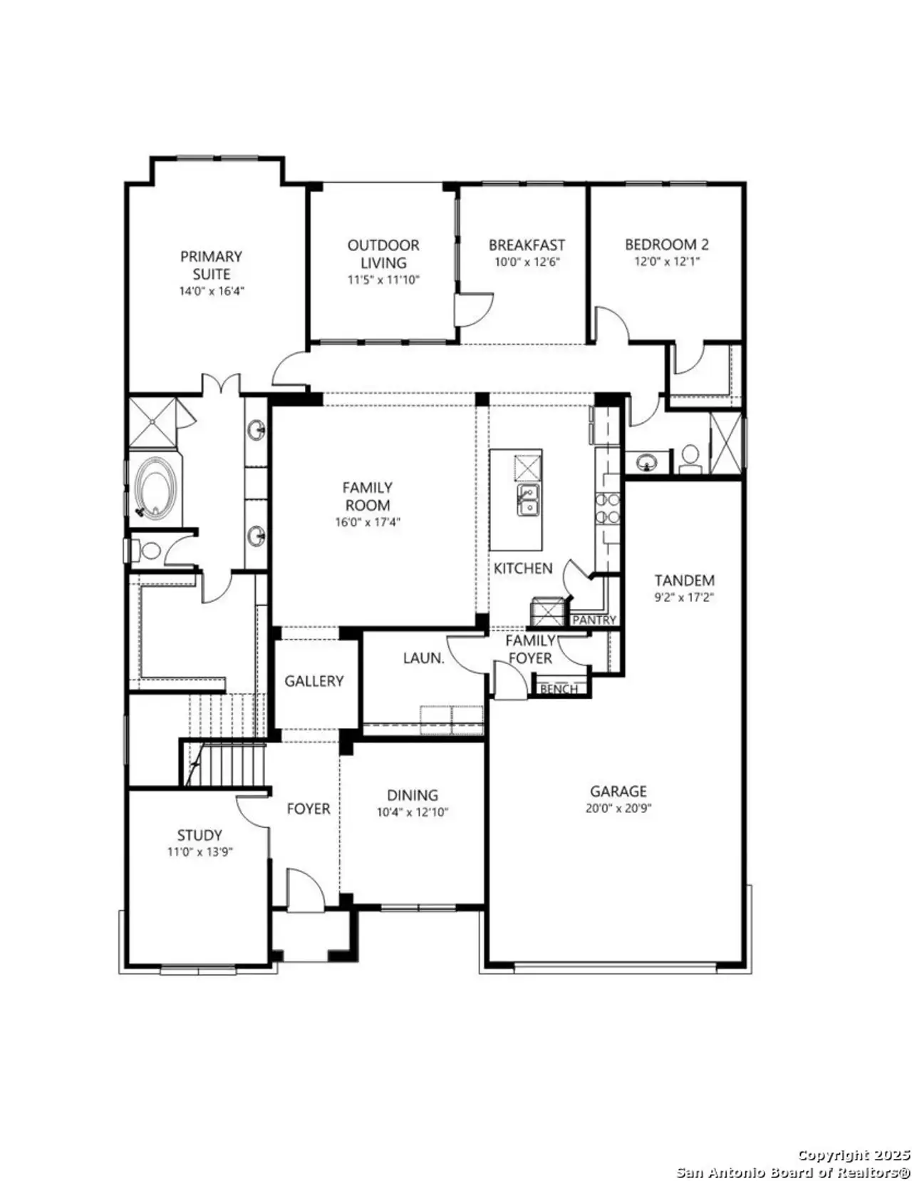 2D floor plan layout of this home in Haby Hill 60s, San Antonio, TX (Image 2). 2D floor plan layout of this home in Haby Hill 60s, San Antonio, TX (Image 2).