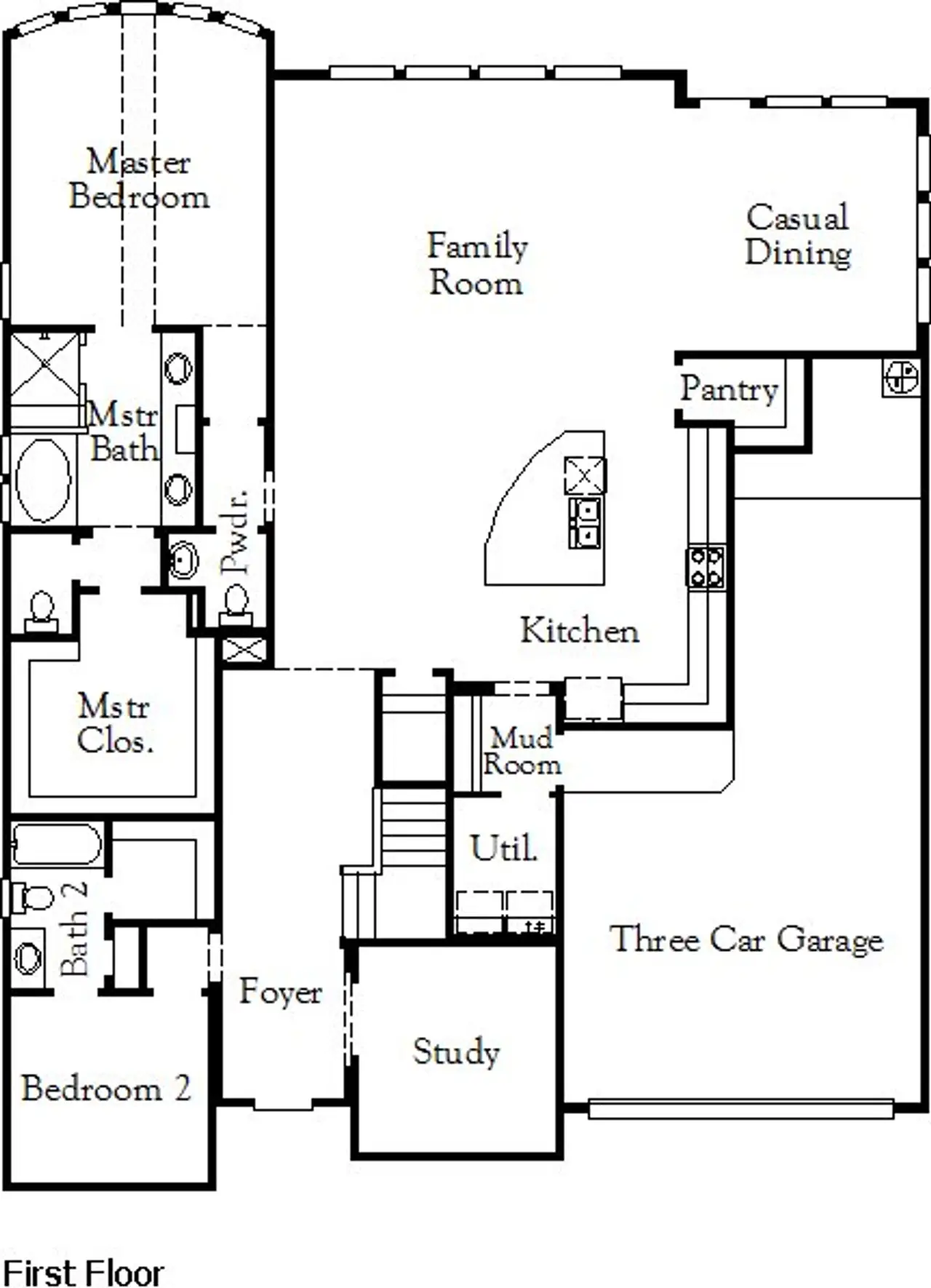 2D floor plan layout of this home in Lariat, Liberty Hill, TX (Image 2). 2D floor plan layout of this home in Lariat, Liberty Hill, TX (Image 2).