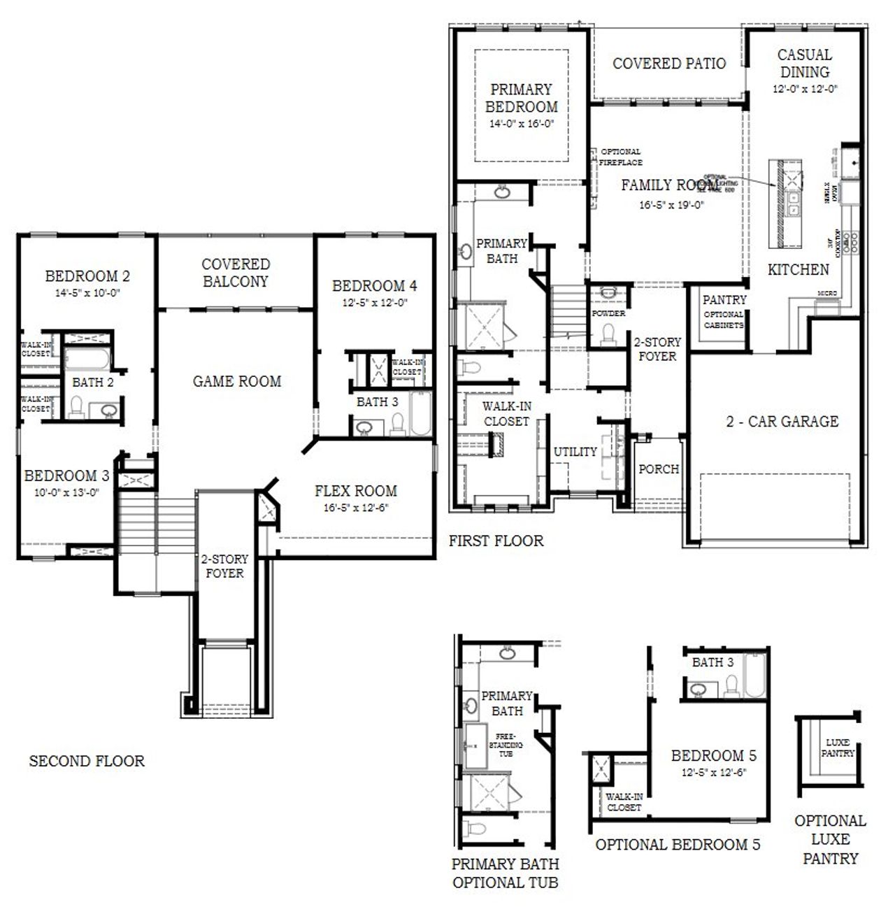 2D floor plan layout for the Hazlee by Chesmar Homes in Audubon, Magnolia, TX (Image 2). 2D floor plan layout for the Hazlee by Chesmar Homes in Audubon, Magnolia, TX (Image 2).