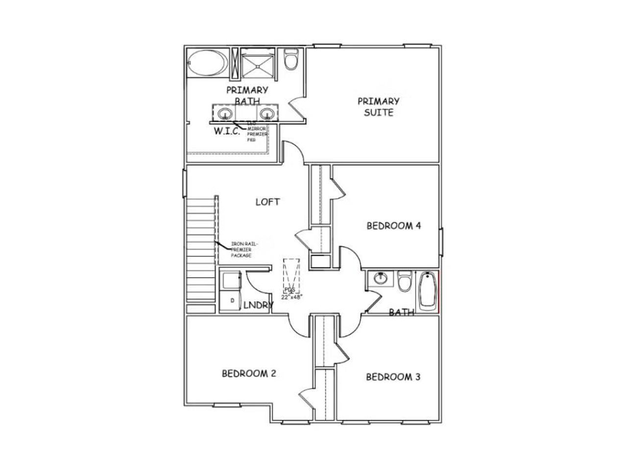 2D floor plan layout of this home in , LaGrange, GA (Image 2).