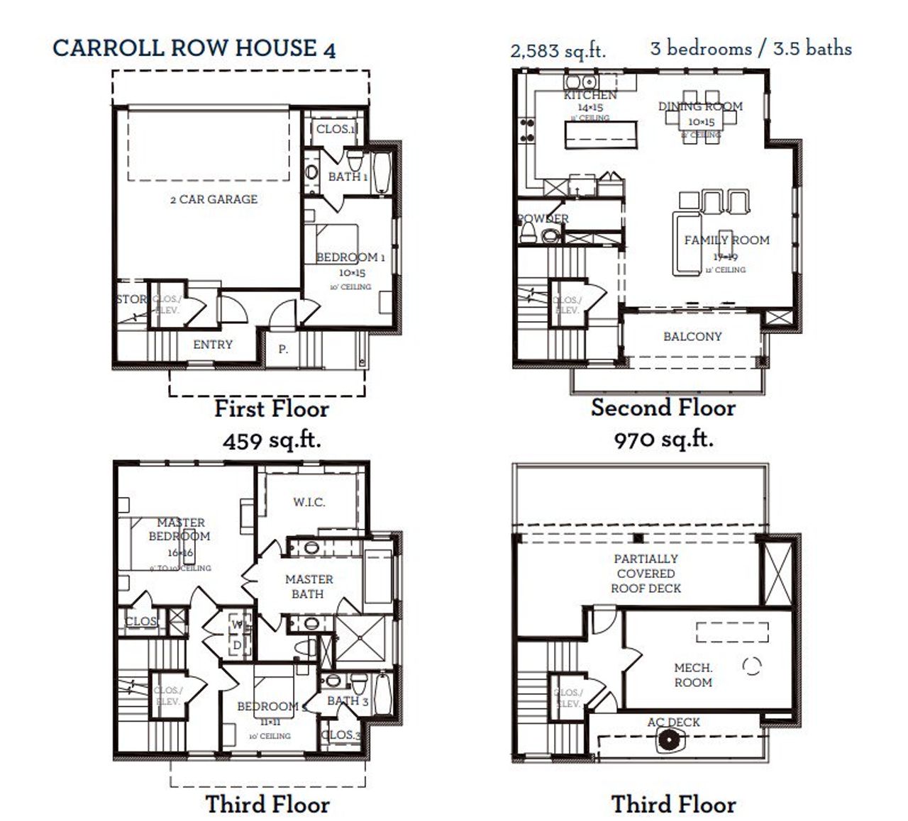 2D floor plan layout of this home in Foundry Row, Fort Worth, TX (Image 2). 2D floor plan layout of this home in Foundry Row, Fort Worth, TX (Image 2).