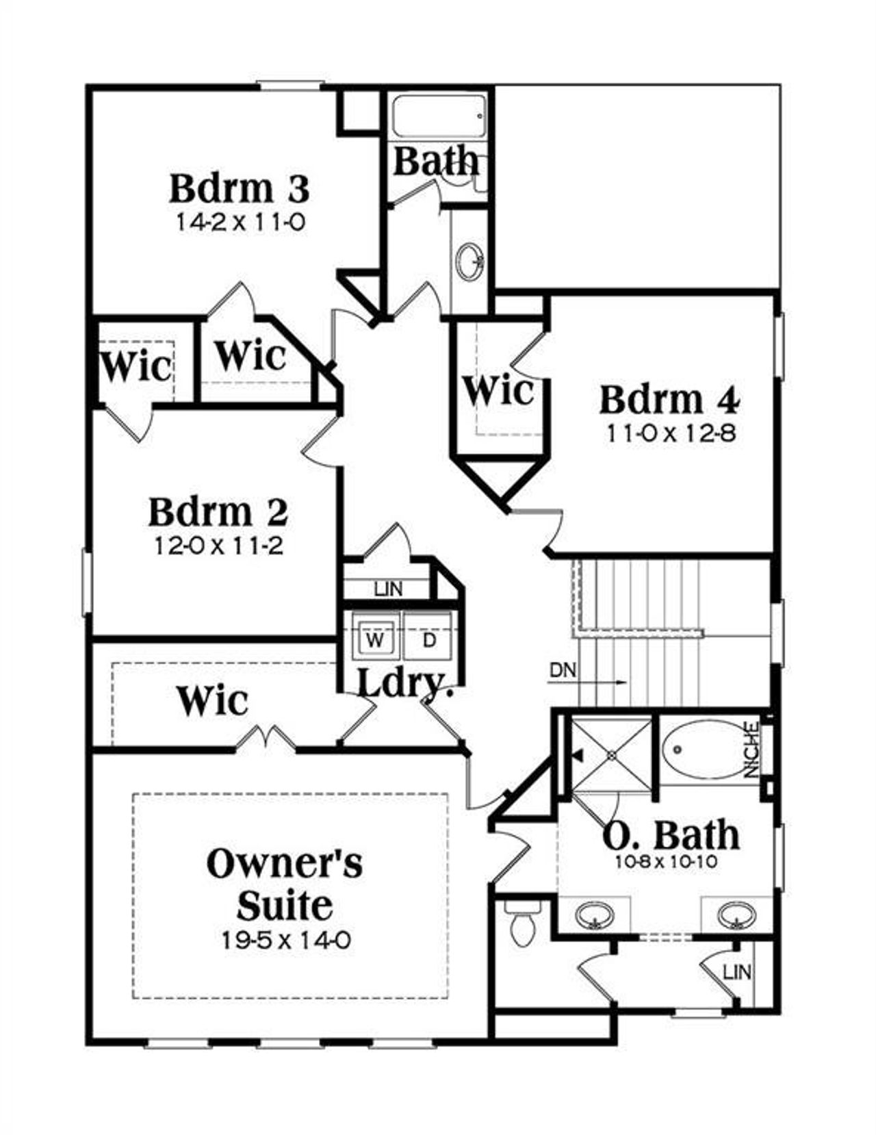 2D floor plan layout of this home in , Buford, GA (Image 2).