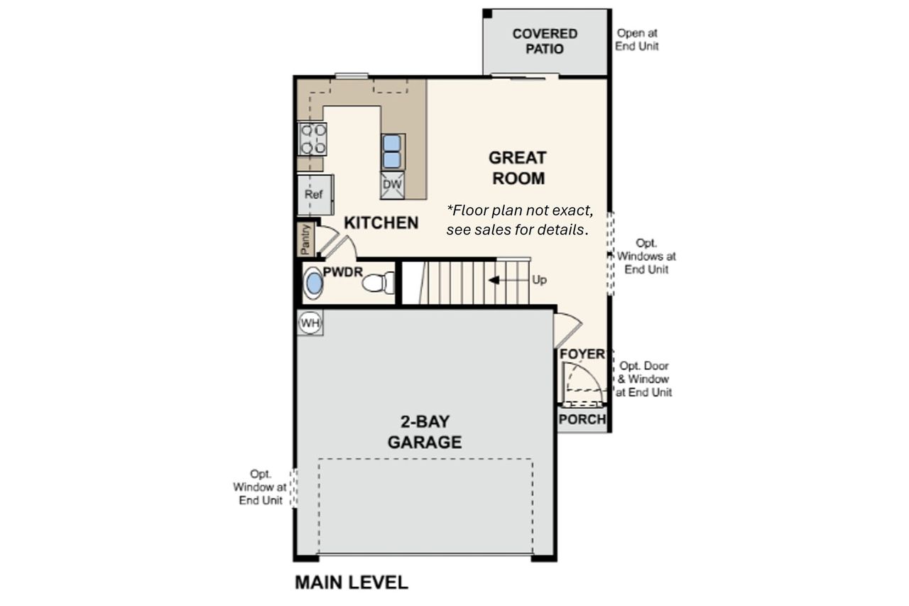 2D floor plan layout for the Violet by Century Complete in Goldfield Estates, Apache Junction, AZ (Image 2).