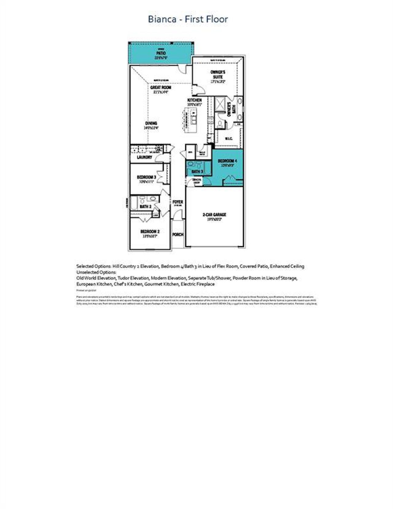 Bianca - Floor Plan Bianca - Floor Plan