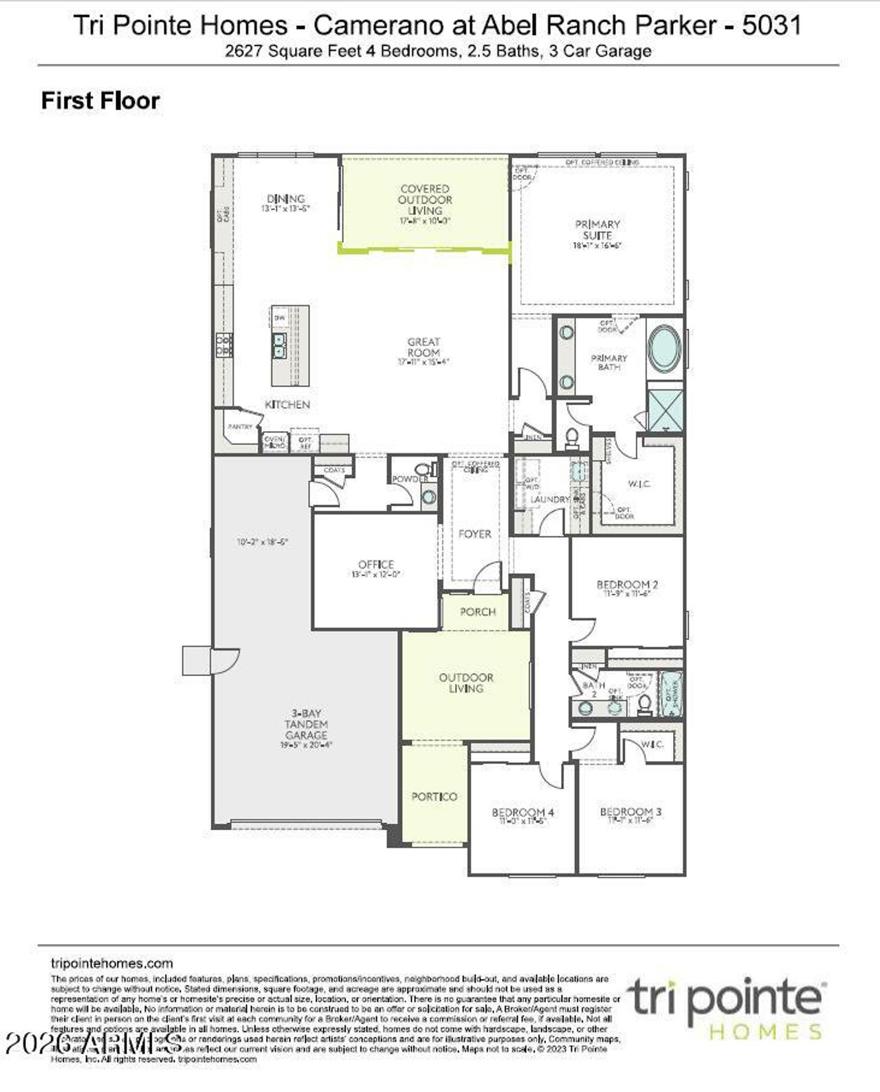 Parker- 5031 A Floorplan