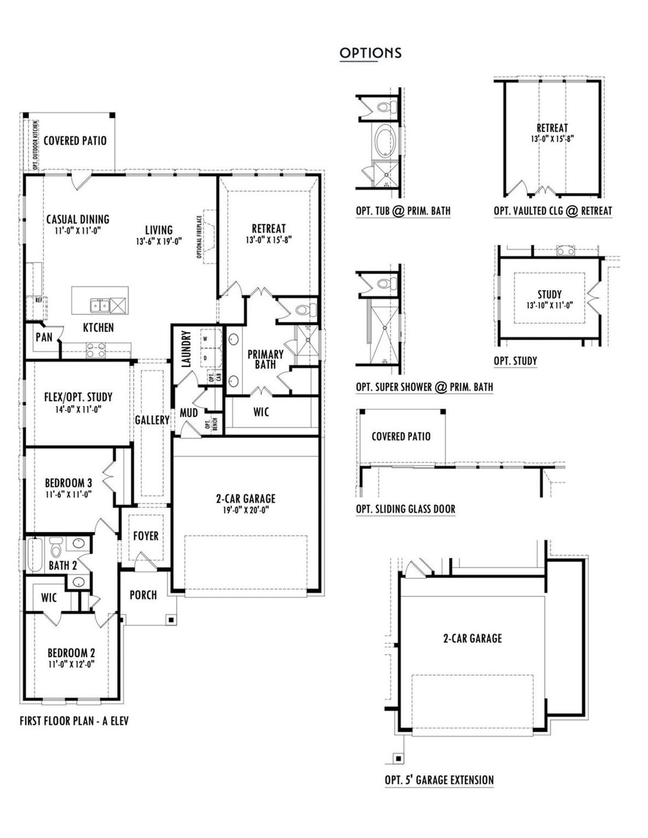 2D floor plan layout of this home in Aldeana - Paintbrush Collection, Bonney, TX (Image 2). 2D floor plan layout of this home in Aldeana - Paintbrush Collection, Bonney, TX (Image 2).