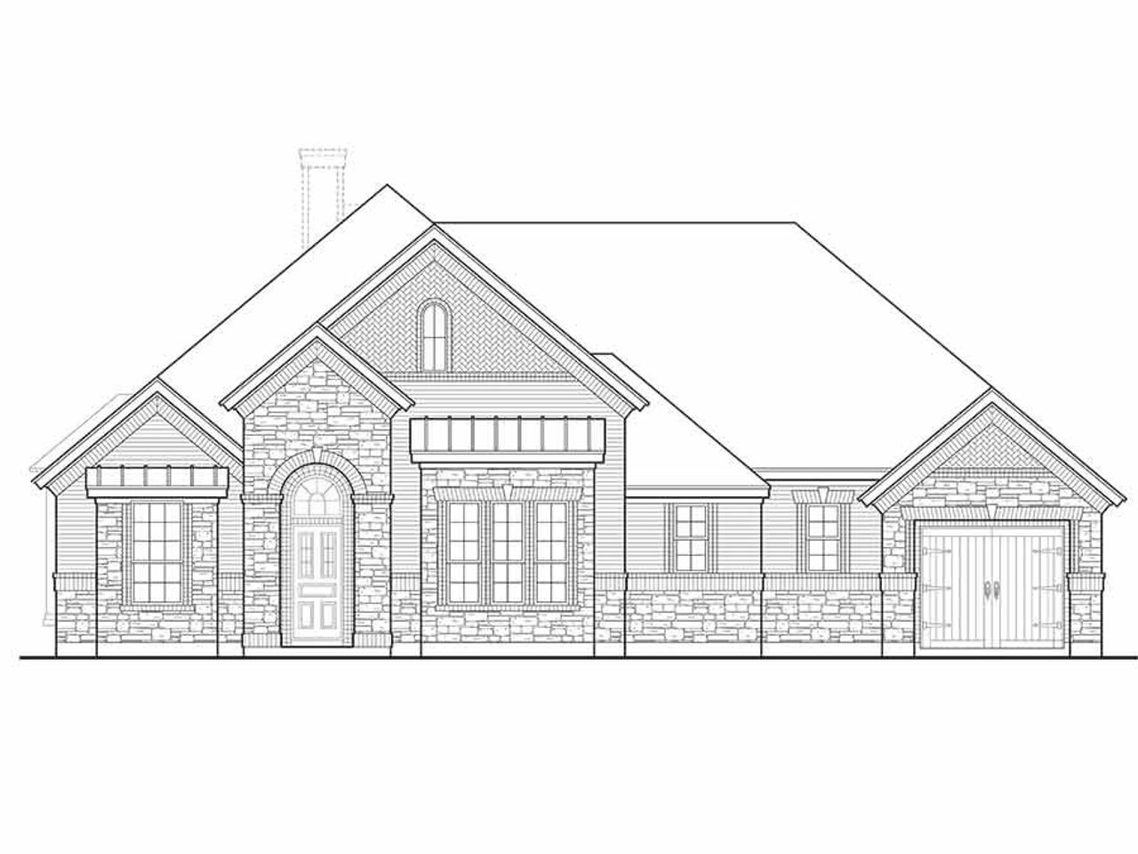 Representative exterior photo of a completed home built from the The Broadway by Century Communities in Elm Estates, Angleton, TX (Image 2). Representative exterior photo of a completed home built from the The Broadway by Century Communities in Elm Estates, Angleton, TX (Image 2).