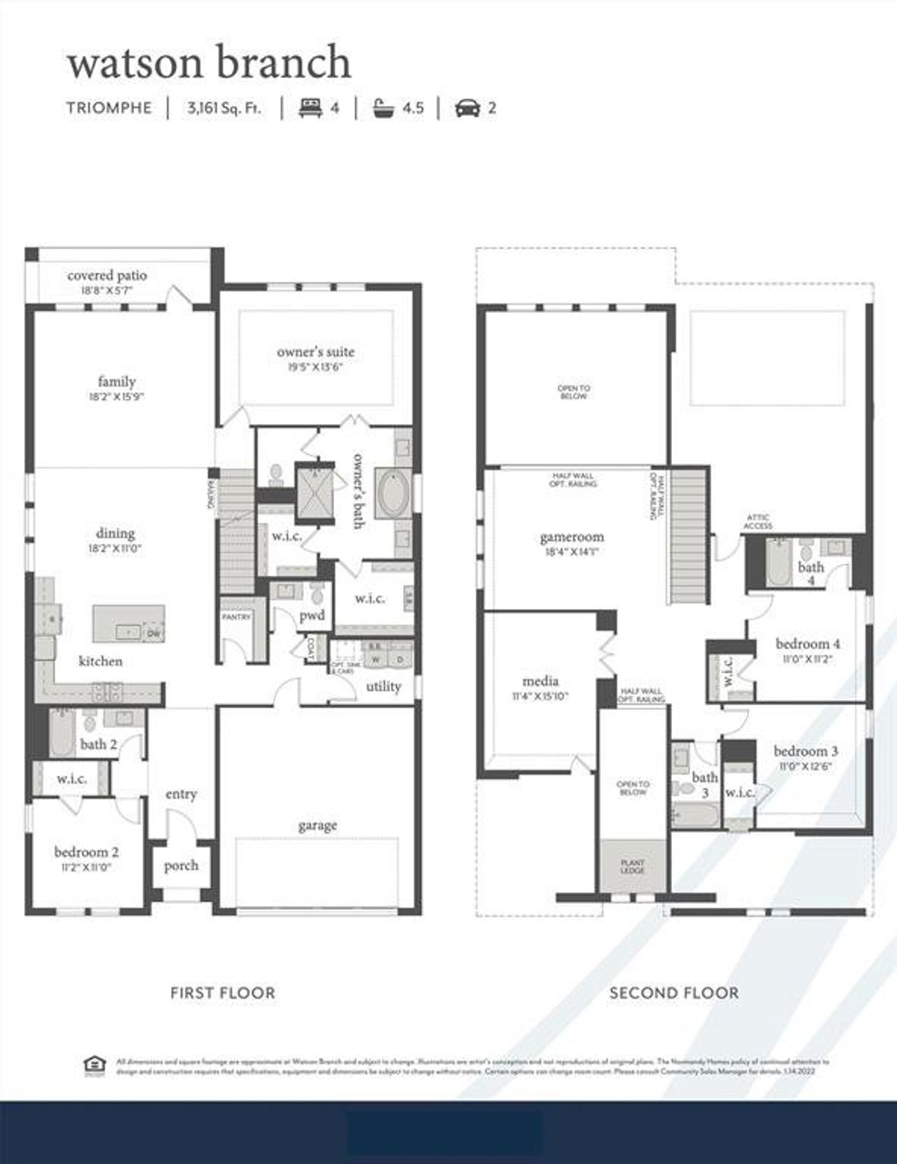 With a spacious main floor designed for hosting large gatherings or intimate family events, our Triomphe plan is everything you have been searching for!