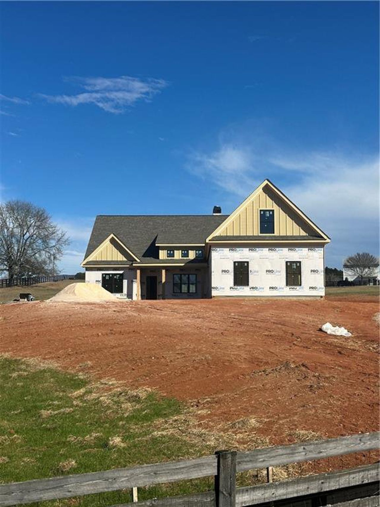 In-progress construction of a new home in , Monroe, GA (Image 2).