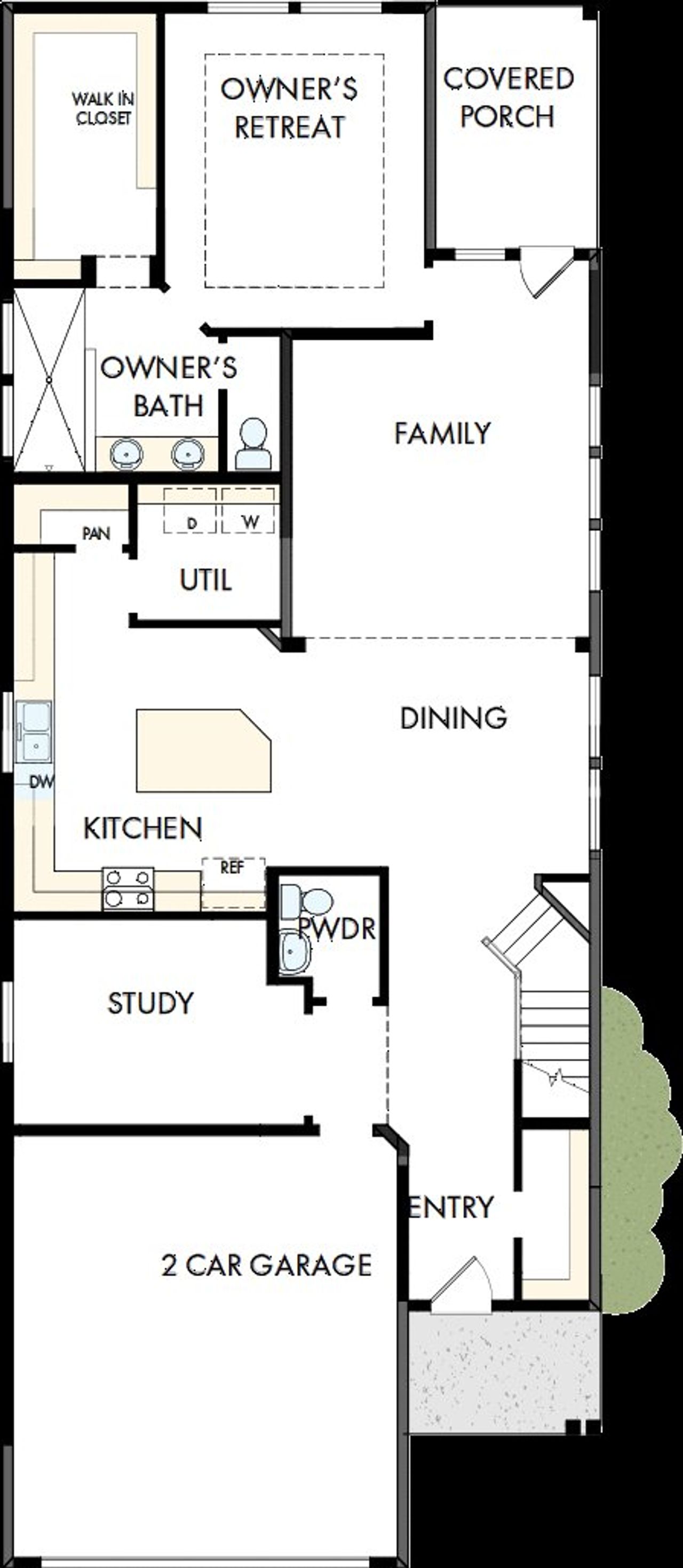 2D floor plan layout of this home in Mayfair - Select Garden Series, New Braunfels, TX (Image 2). 2D floor plan layout of this home in Mayfair - Select Garden Series, New Braunfels, TX (Image 2).