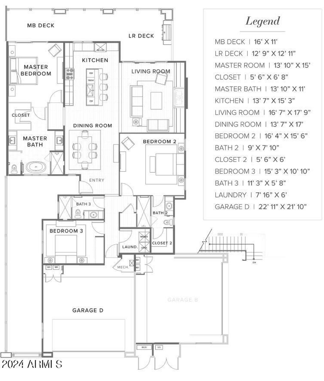 Agassiz floorplan