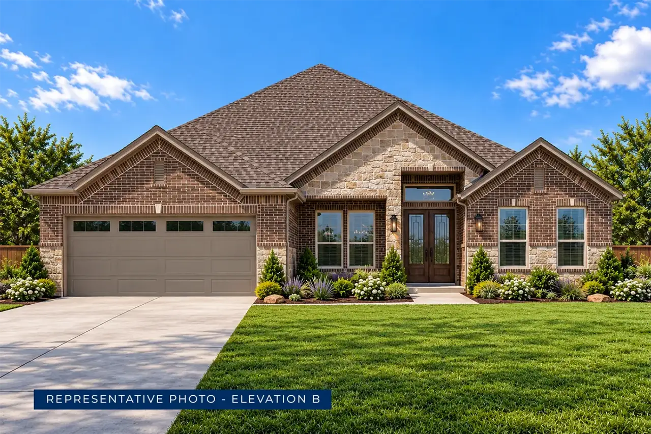 Representative exterior photo of a completed home built from the Eagle 2F (w/Game) by First Texas Homes in Bear Creek, Cedar Hill, TX (Image 2).