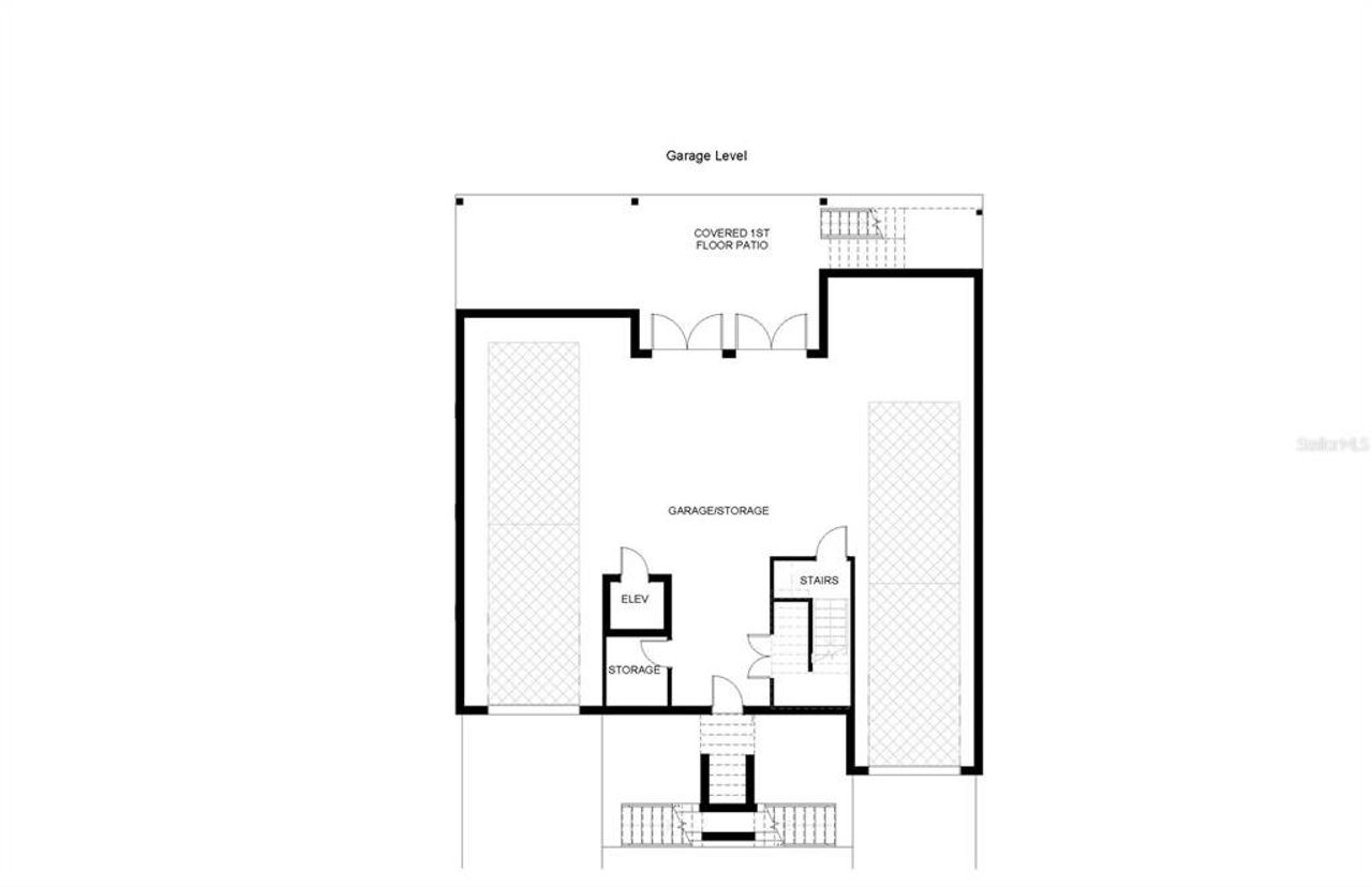 2D floor plan layout of this home in , St. Petersburg, FL (Image 2).