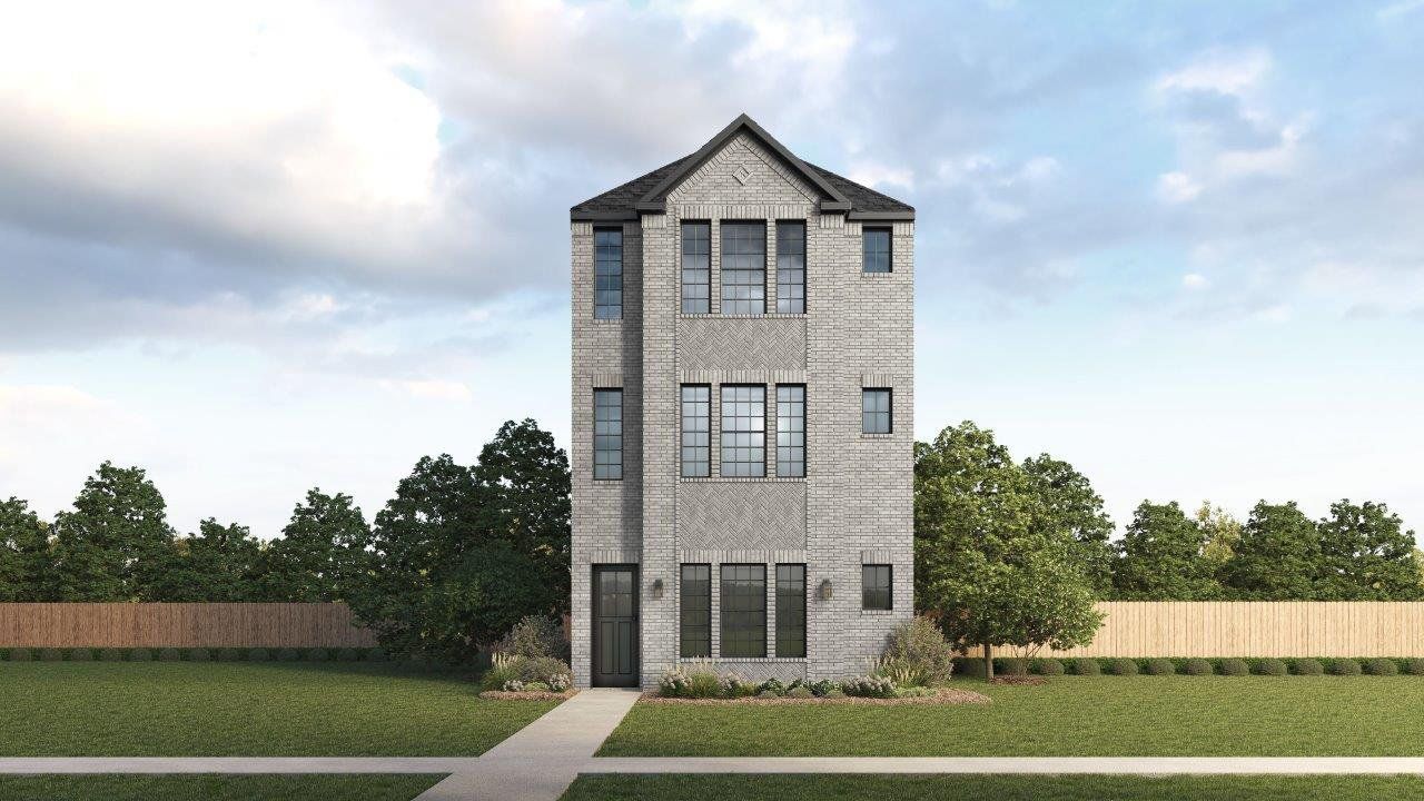 Representative exterior photo of a completed home built from the Mustang by D.R. Horton in Mustang Square, Plano, TX (Image 2).
