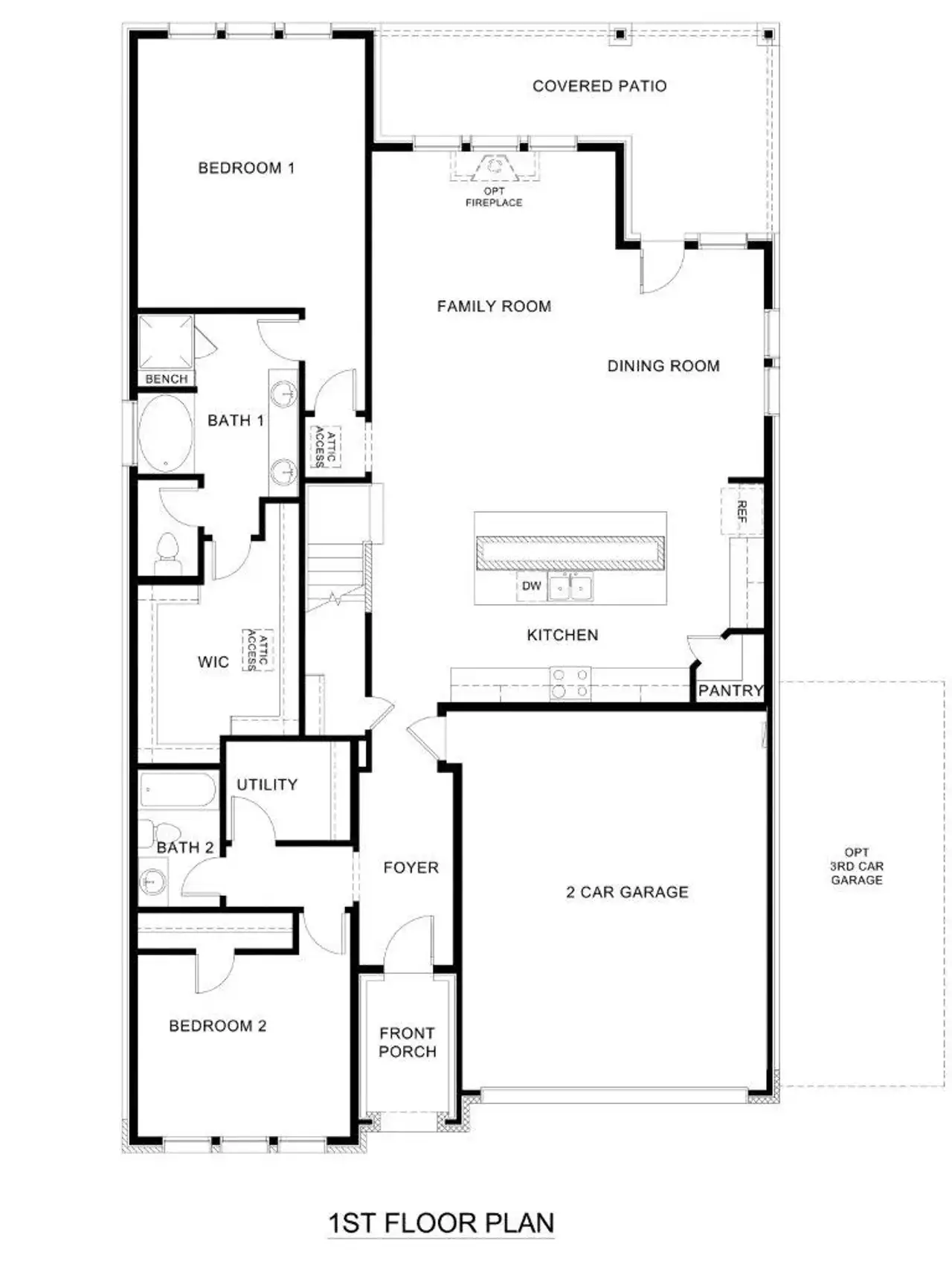 2D floor plan layout of this home in Prairie Oaks, Oak Point, TX (Image 2). 2D floor plan layout of this home in Prairie Oaks, Oak Point, TX (Image 2).