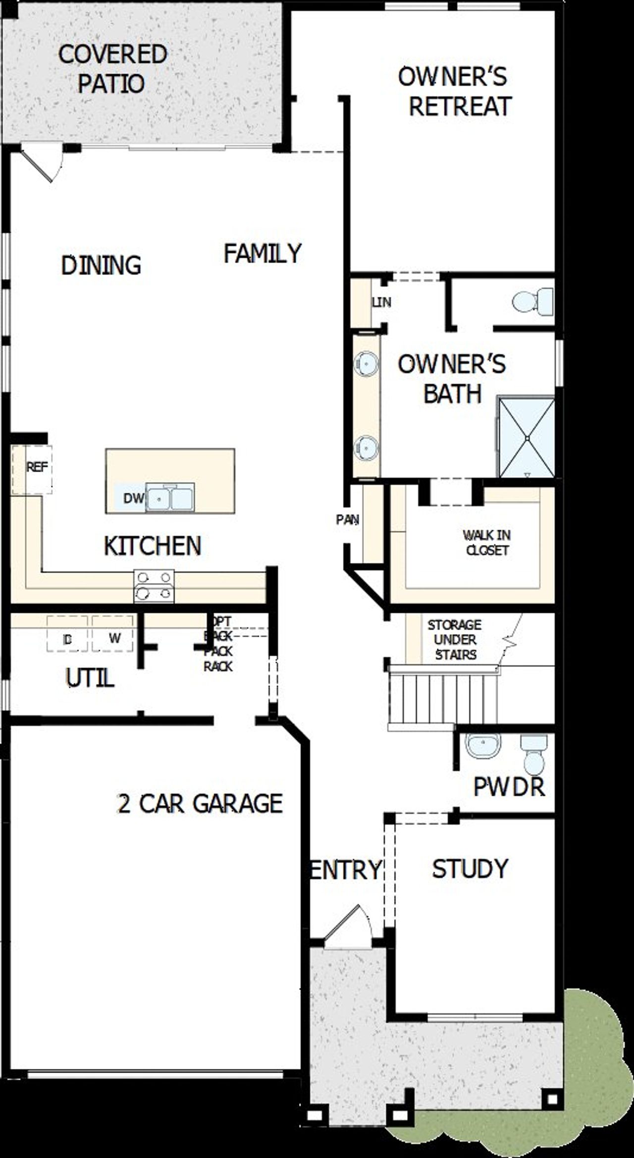 2D floor plan layout of this home in Artesa at Soleo, San Tan Valley, AZ (Image 2). 2D floor plan layout of this home in Artesa at Soleo, San Tan Valley, AZ (Image 2).