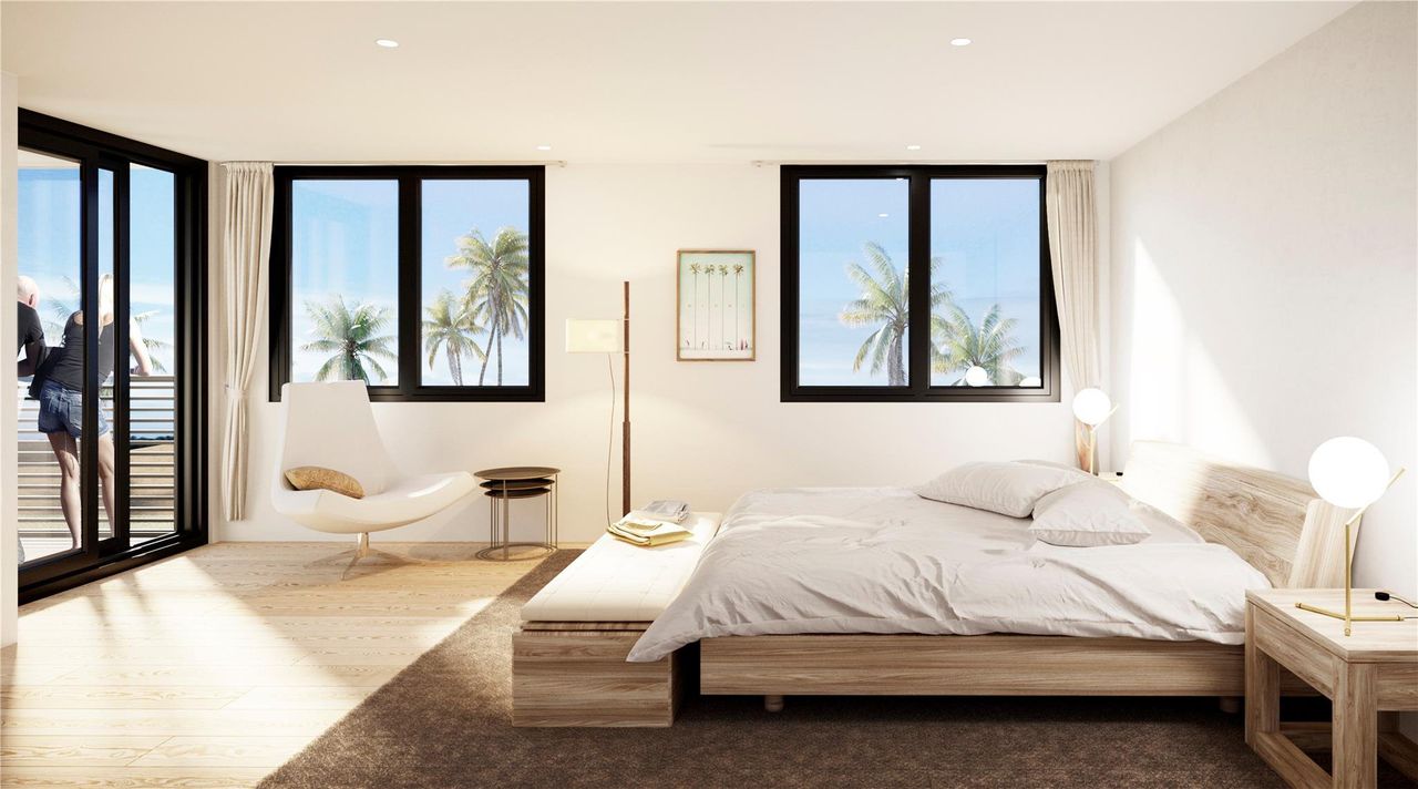 Furnished interior view inside a new home in , Pompano Beach (Image 2).