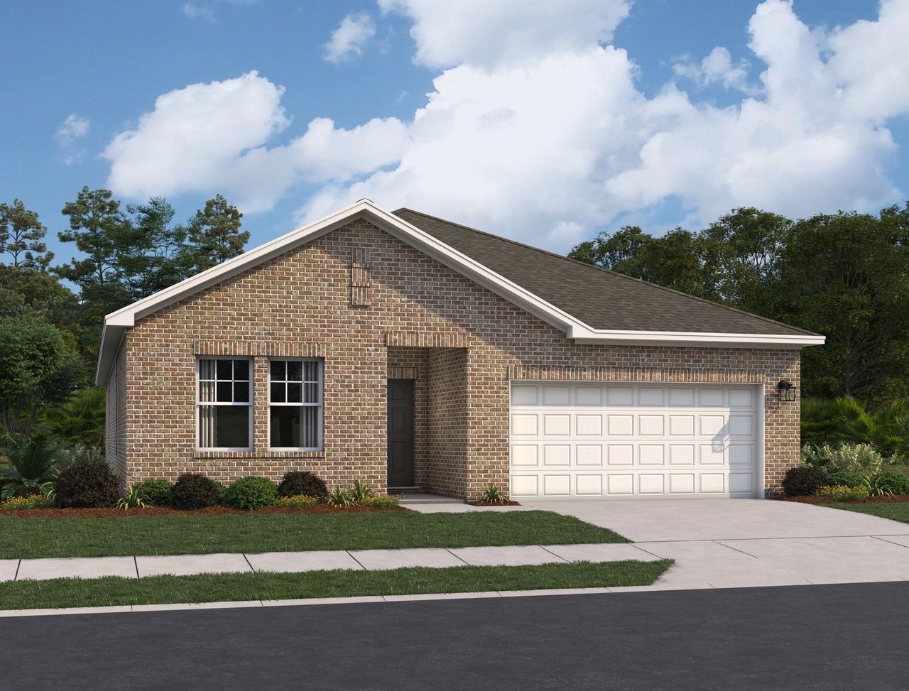 Representative exterior photo of a completed home built from the Ember by Starlight Homes in Brookshire at Legacy Hills, Celina, TX (Image 2).