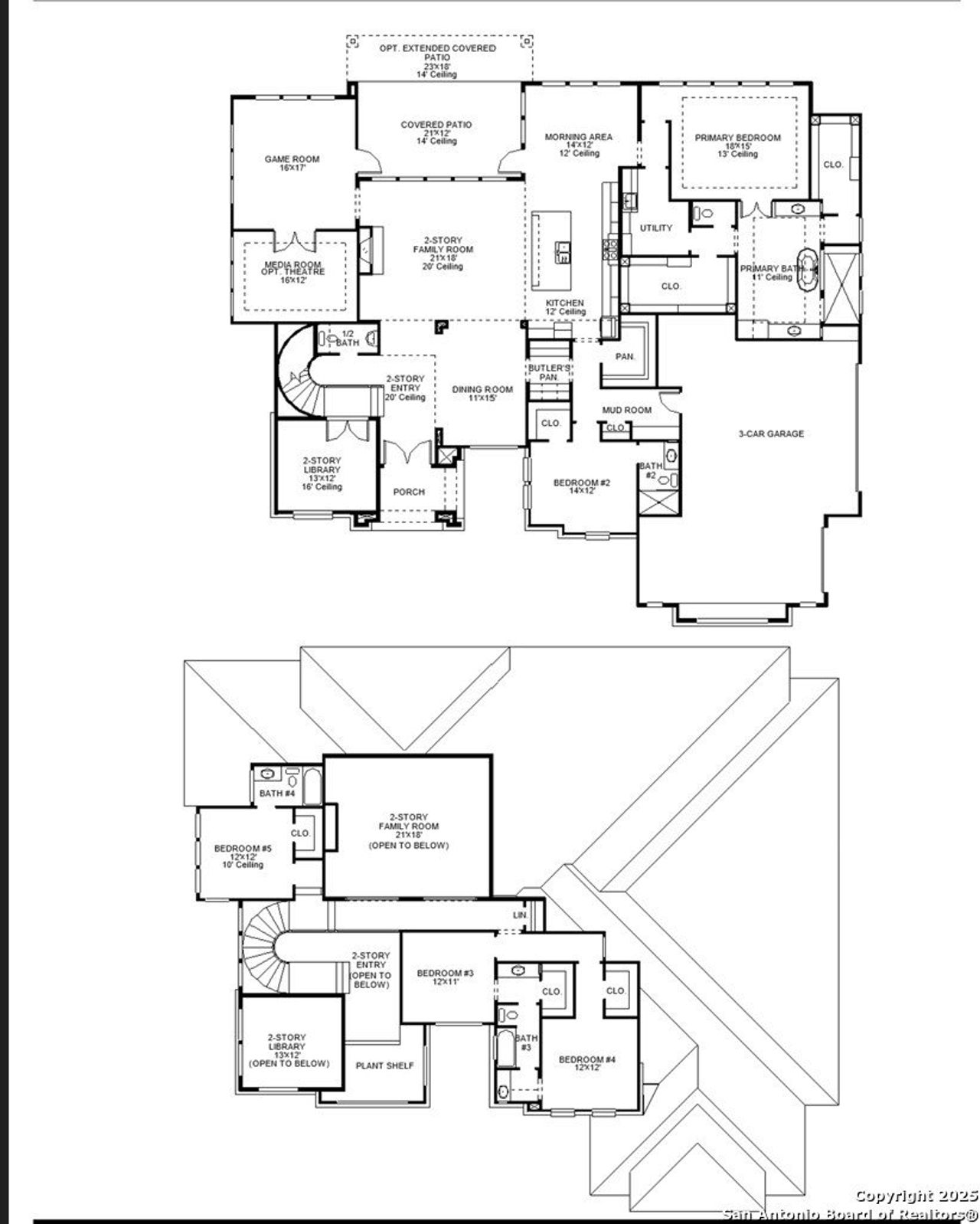 2D floor plan layout of this home in Johnson Ranch Half Acre, Bulverde, TX (Image 2).