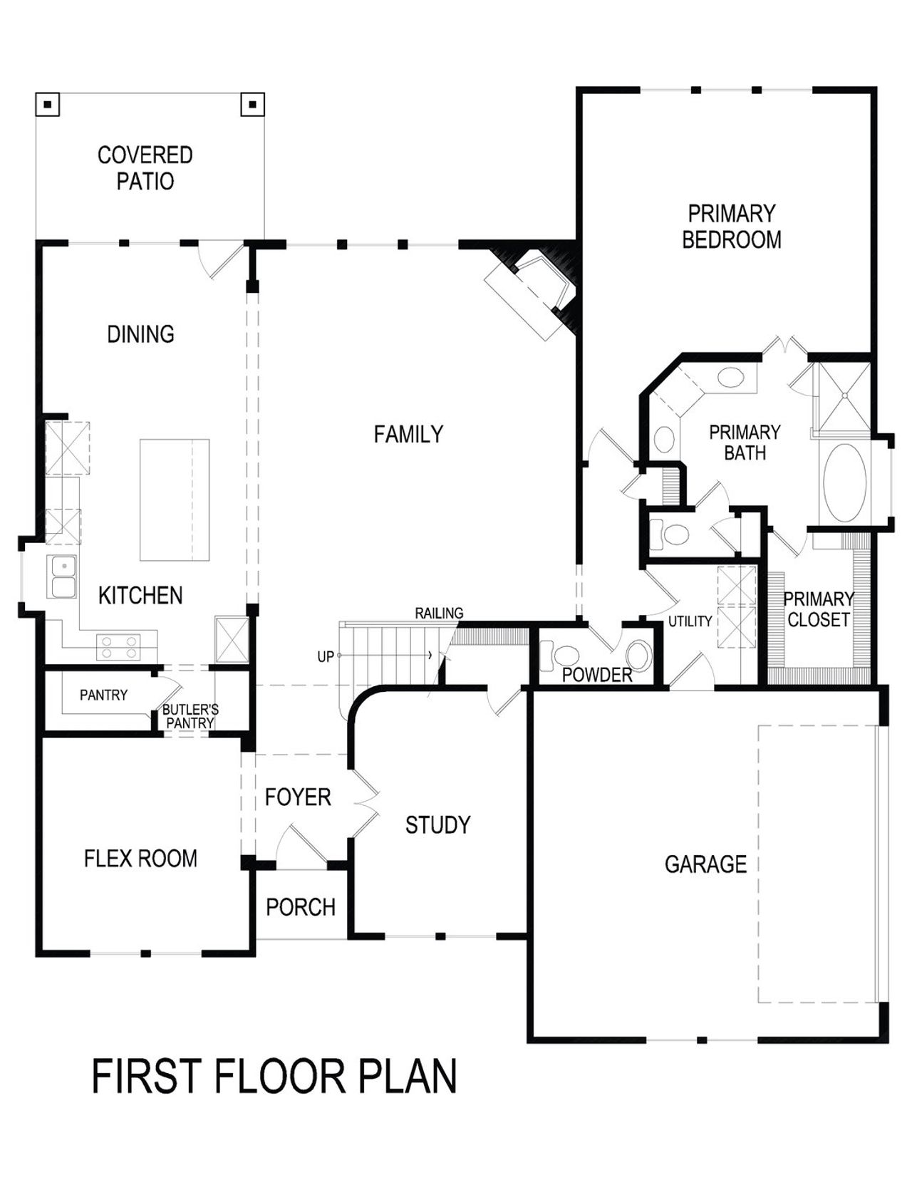 2D floor plan layout of this home in Hidden Lakes Estates, DeSoto, TX (Image 2).