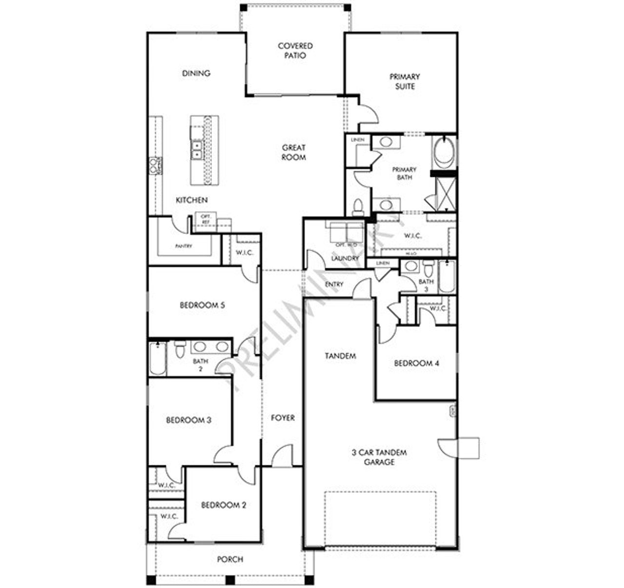 2D floor plan layout of this home in Abel Ranch Signature Series, Goodyear, AZ (Image 2). 2D floor plan layout of this home in Abel Ranch Signature Series, Goodyear, AZ (Image 2).