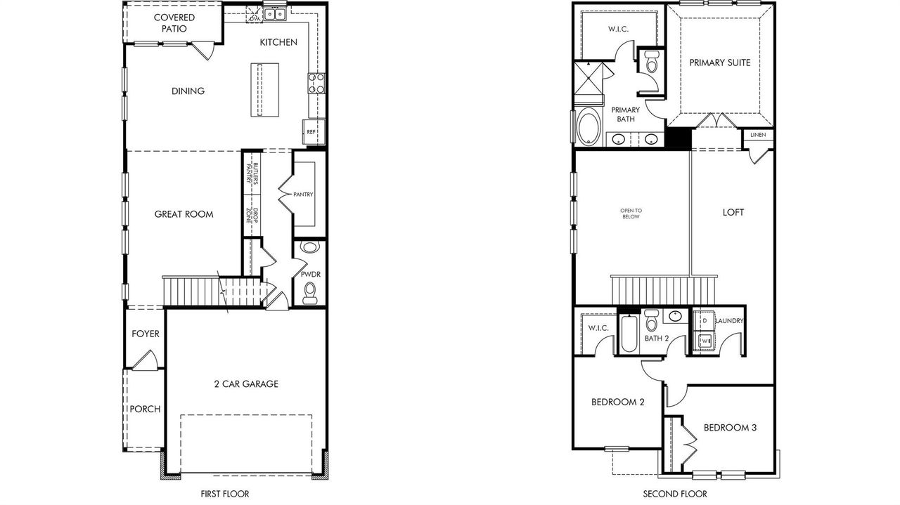 2D floor plan layout of this home in , Katy, TX (Image 2). 2D floor plan layout of this home in , Katy, TX (Image 2).