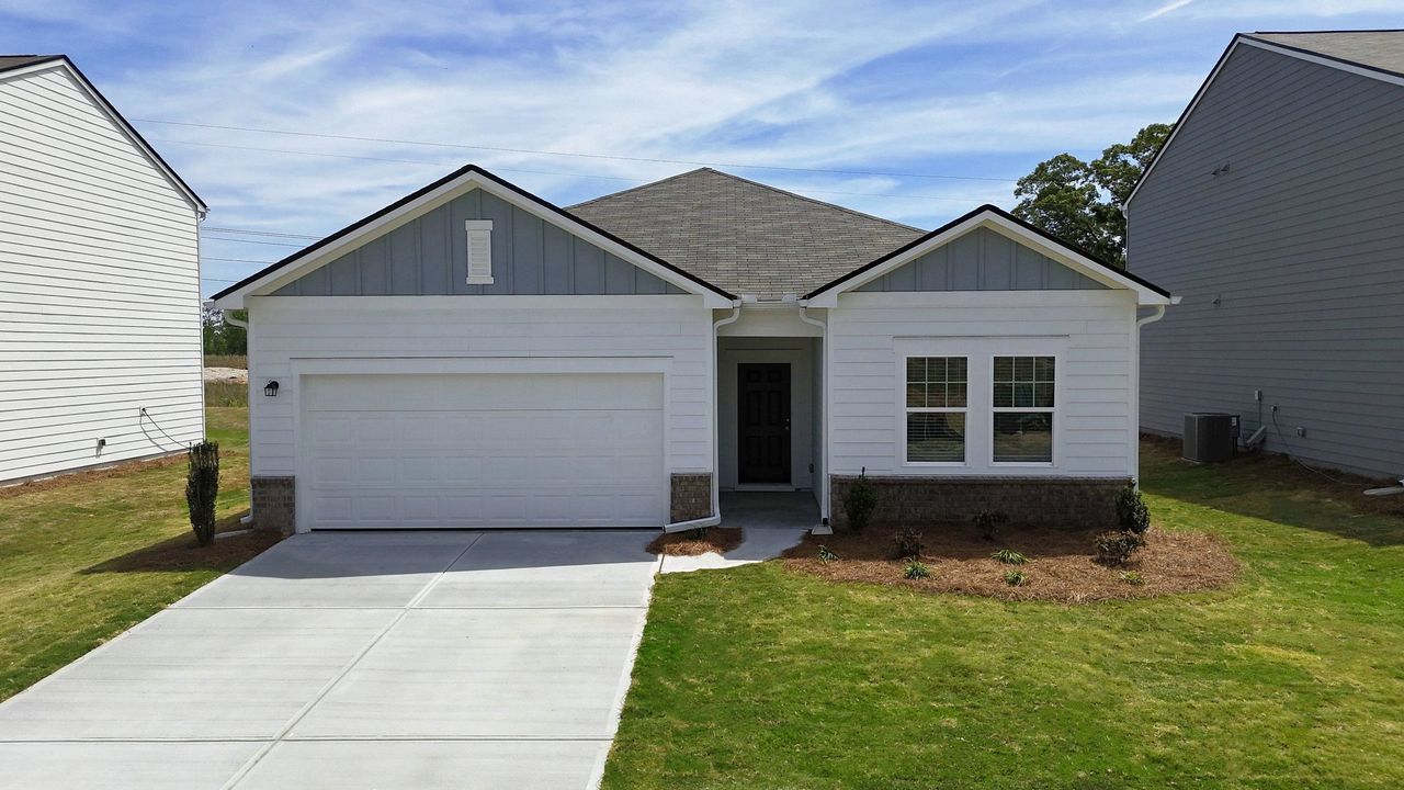 Representative exterior photo of a completed home built from the Astro by Starlight Homes in Casteel, Bethlehem, GA (Image 2).