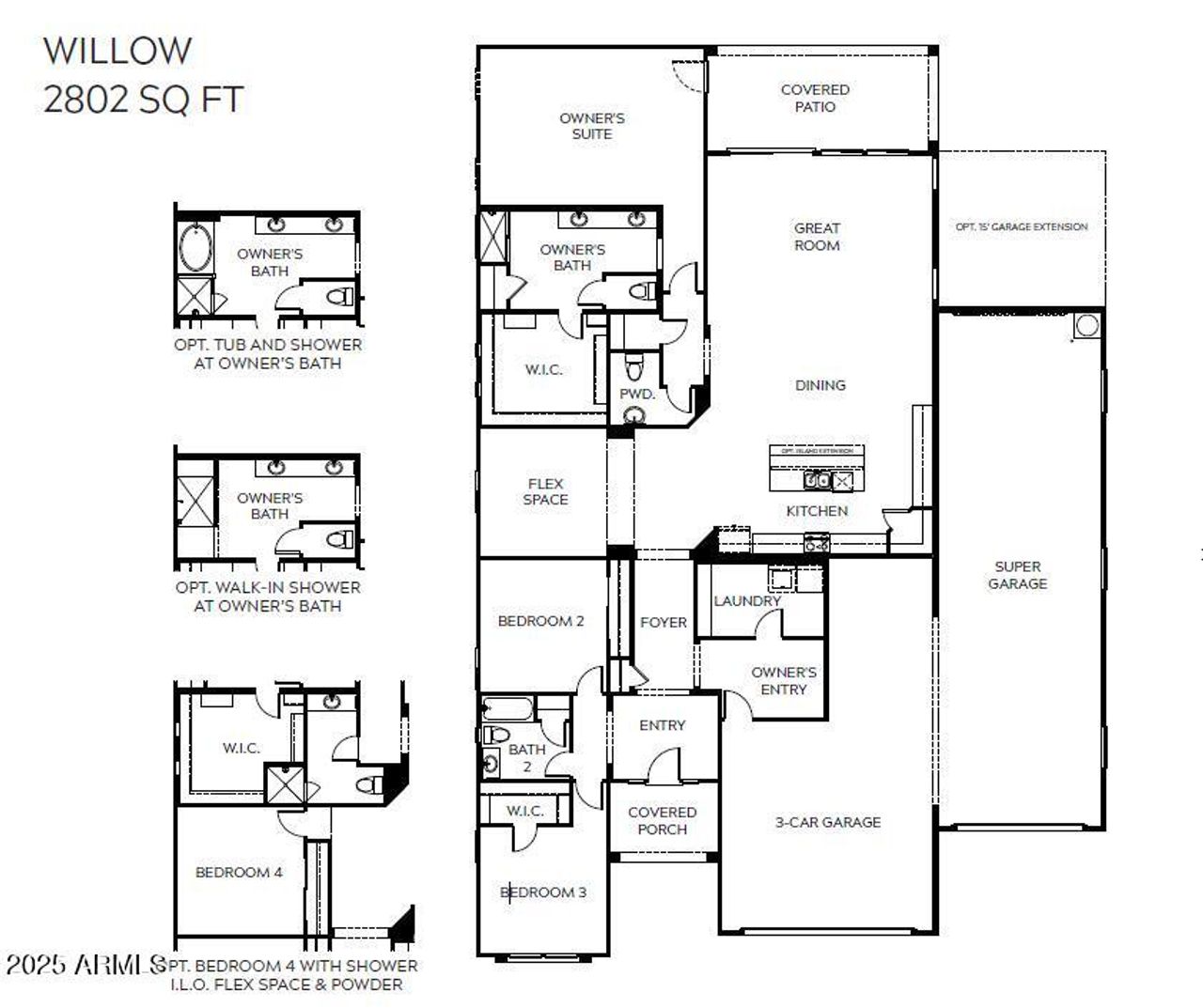 2802SG Floor Plan 2802SG Floor Plan