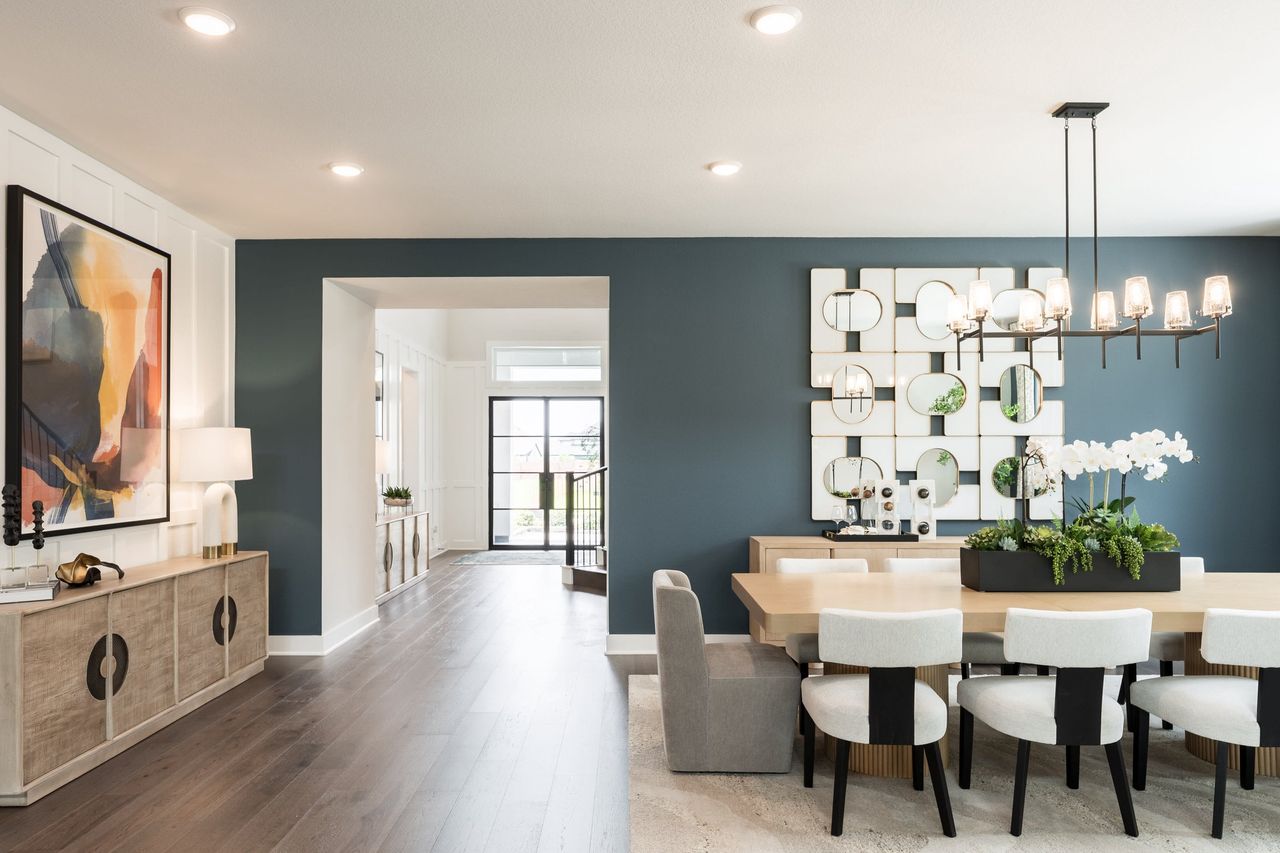 Representative furnished interior of a home built from the Langford by Tri Pointe Homes in Pine Ridge at Sugarloaf Mountain, Minneola (Image 2).