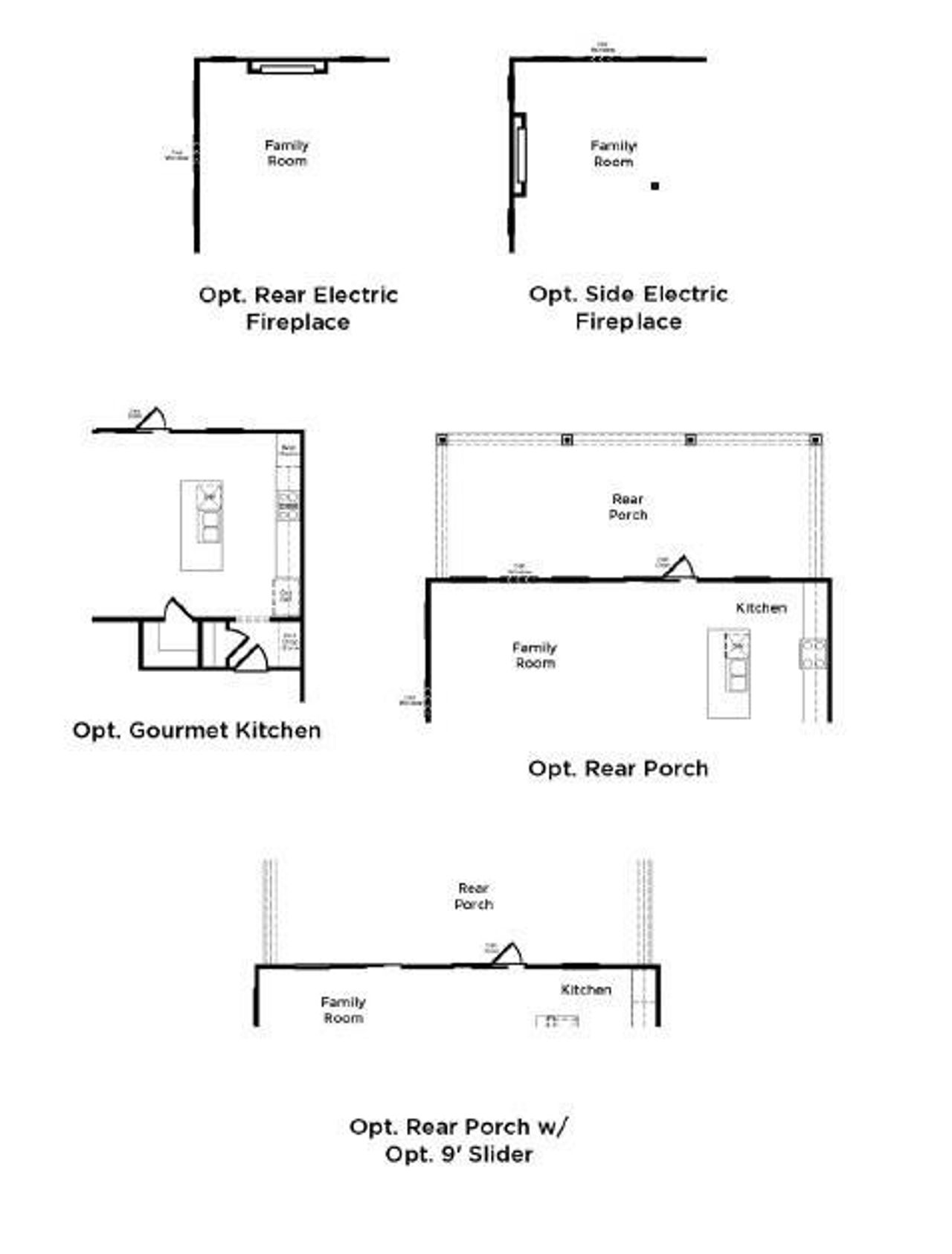 2D floor plan layout of this home in Creekside at Andrews, Summerville, SC (Image 2).