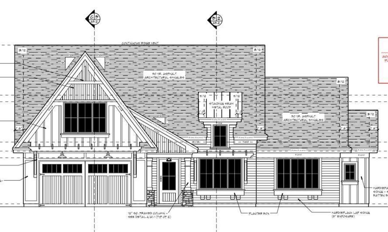 Exterior rendering of this home design in , Pottsboro, TX (Image 2).