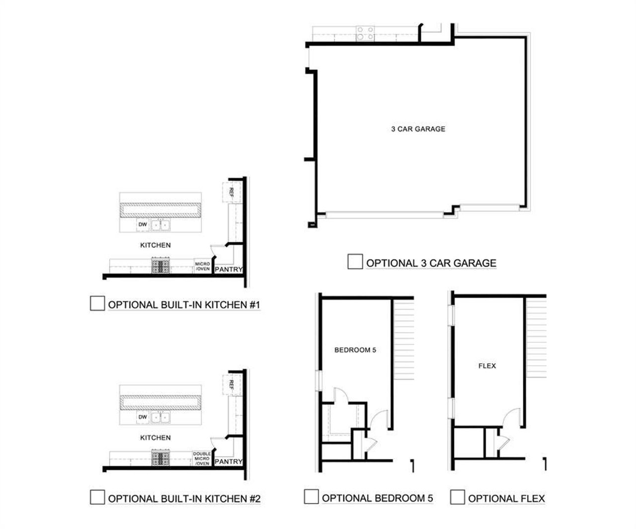 2D floor plan layout of this home in Madera, Royse City, TX (Image 2).