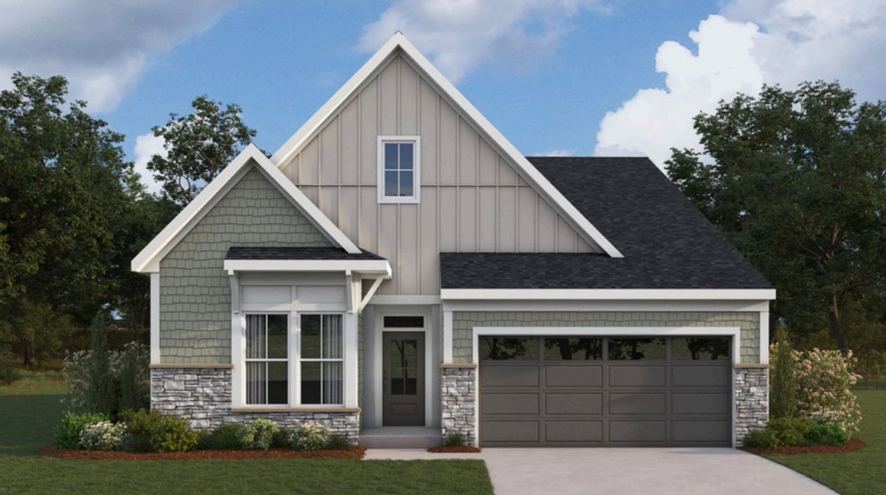 Representative exterior photo of a completed home built from the Linden by Fischer Homes in Salt Grass at Ward Creek, Panama City Beach, FL (Image 2).