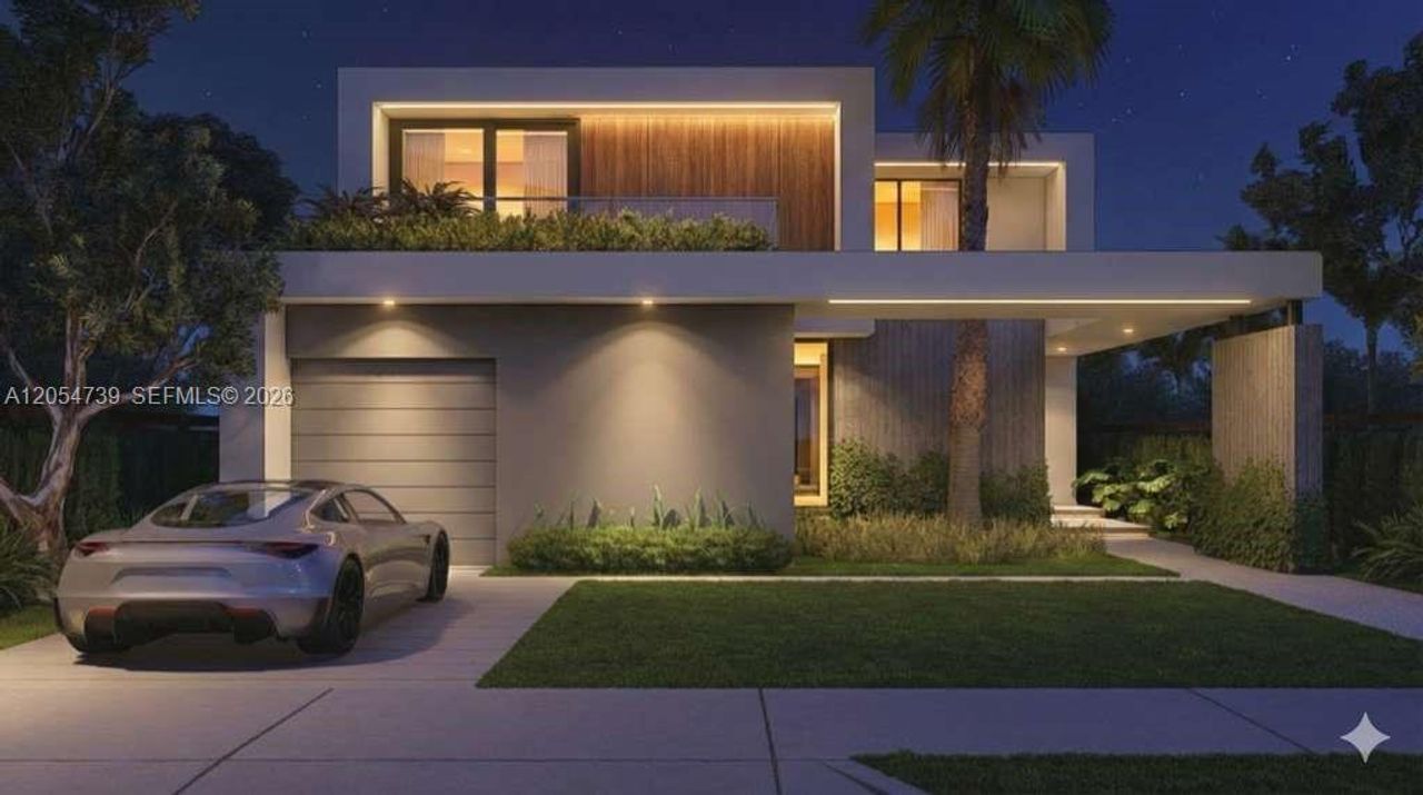 Front exterior of a new home in , Miami, FL, highlighting curb appeal (Image 2). Front exterior of a new home in , Miami, FL, highlighting curb appeal (Image 2).