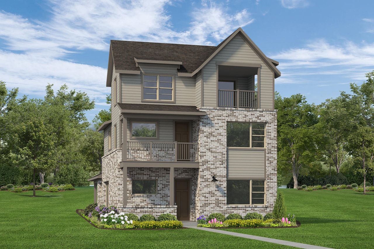 Representative exterior photo of a completed home built from the The Wilder by Autograph Homes in Indigo, Richmond, TX (Image 2).