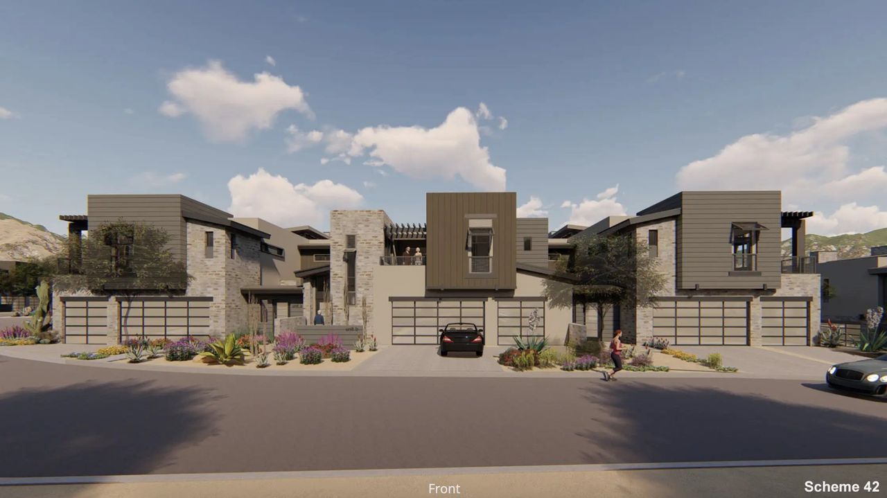 Representative exterior photo of a completed home built from the The Apex by Camelot Homes in The Retreat, Scottsdale, AZ (Image 2).